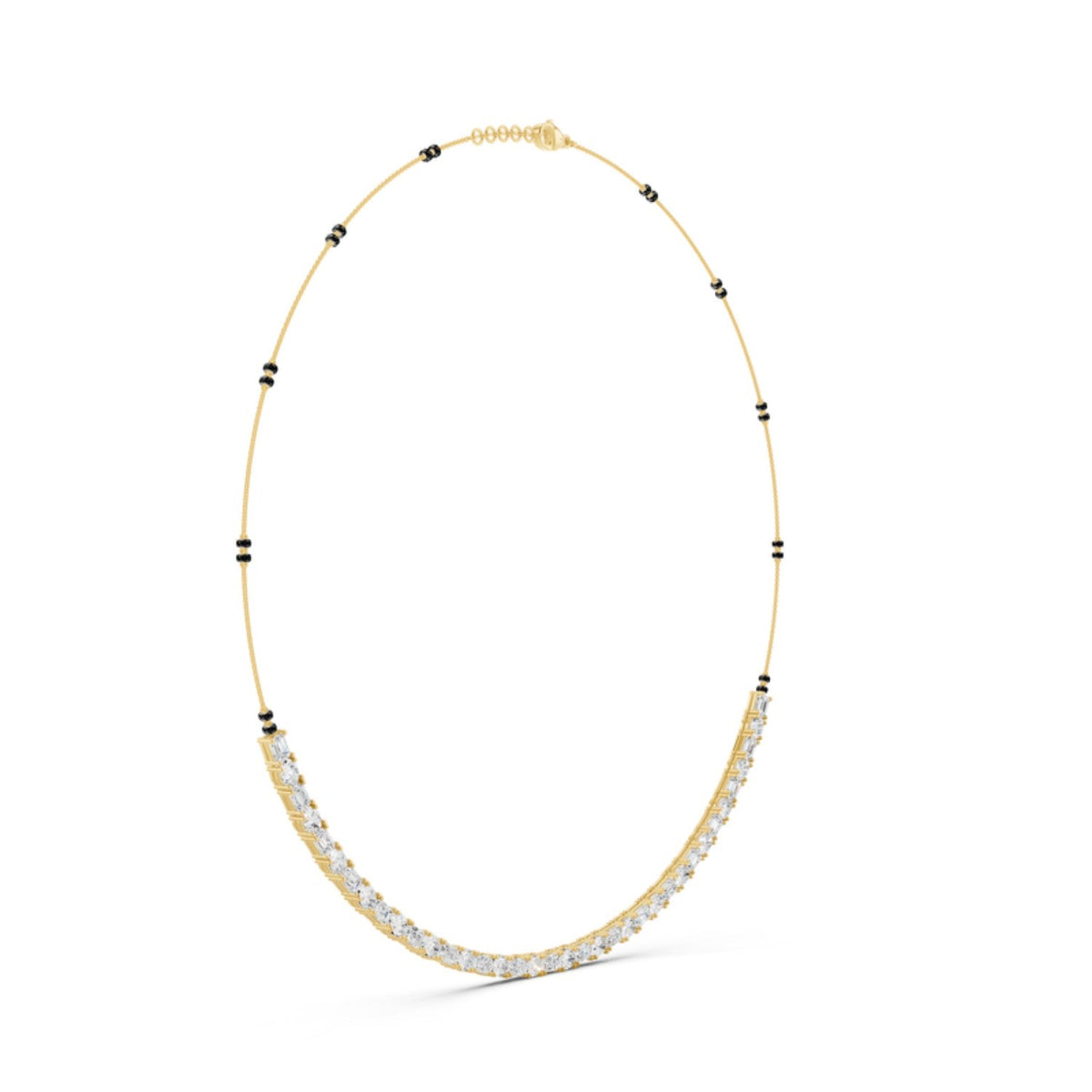 Emerald Cut Tennis Mangalsutra