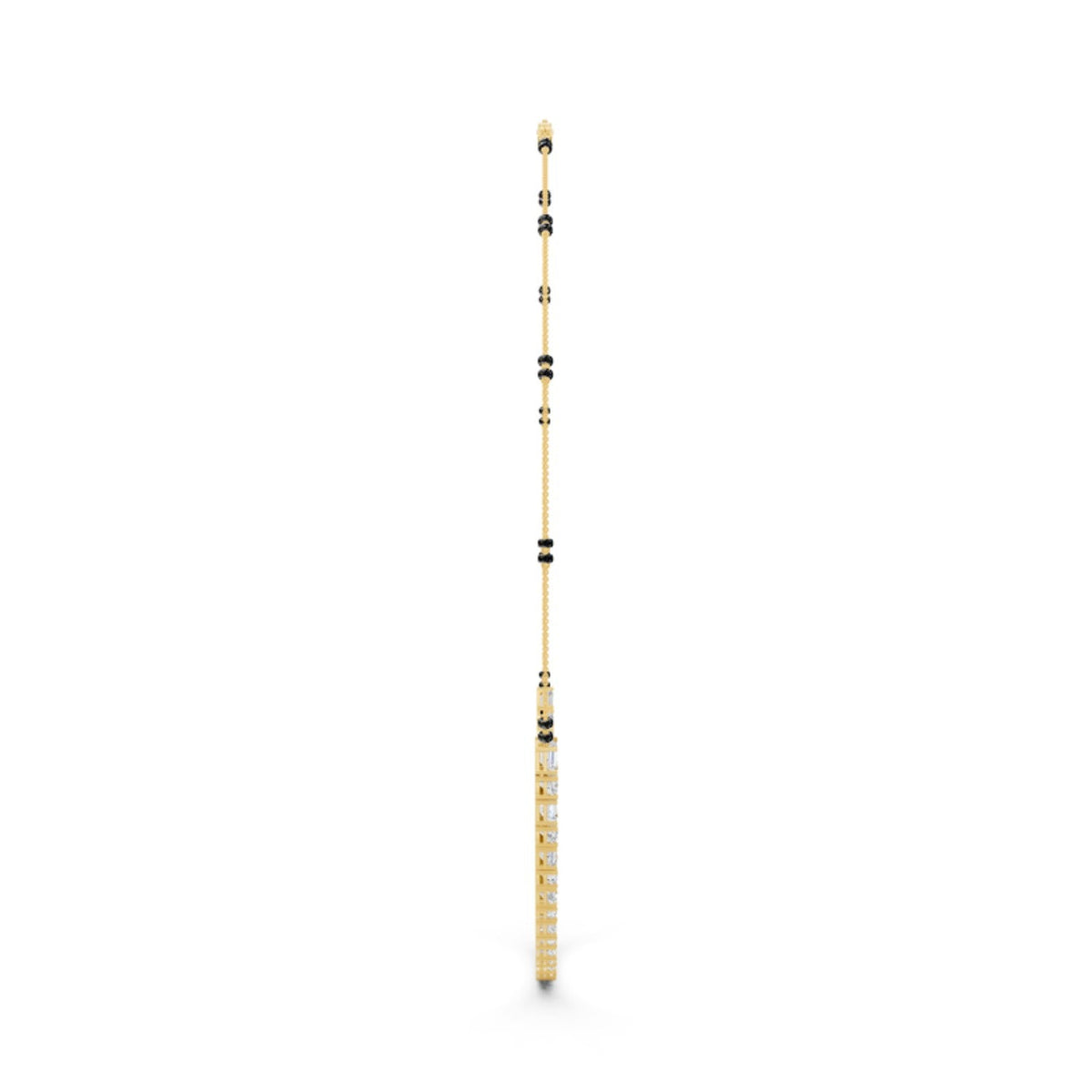 Emerald Cut Tennis Mangalsutra