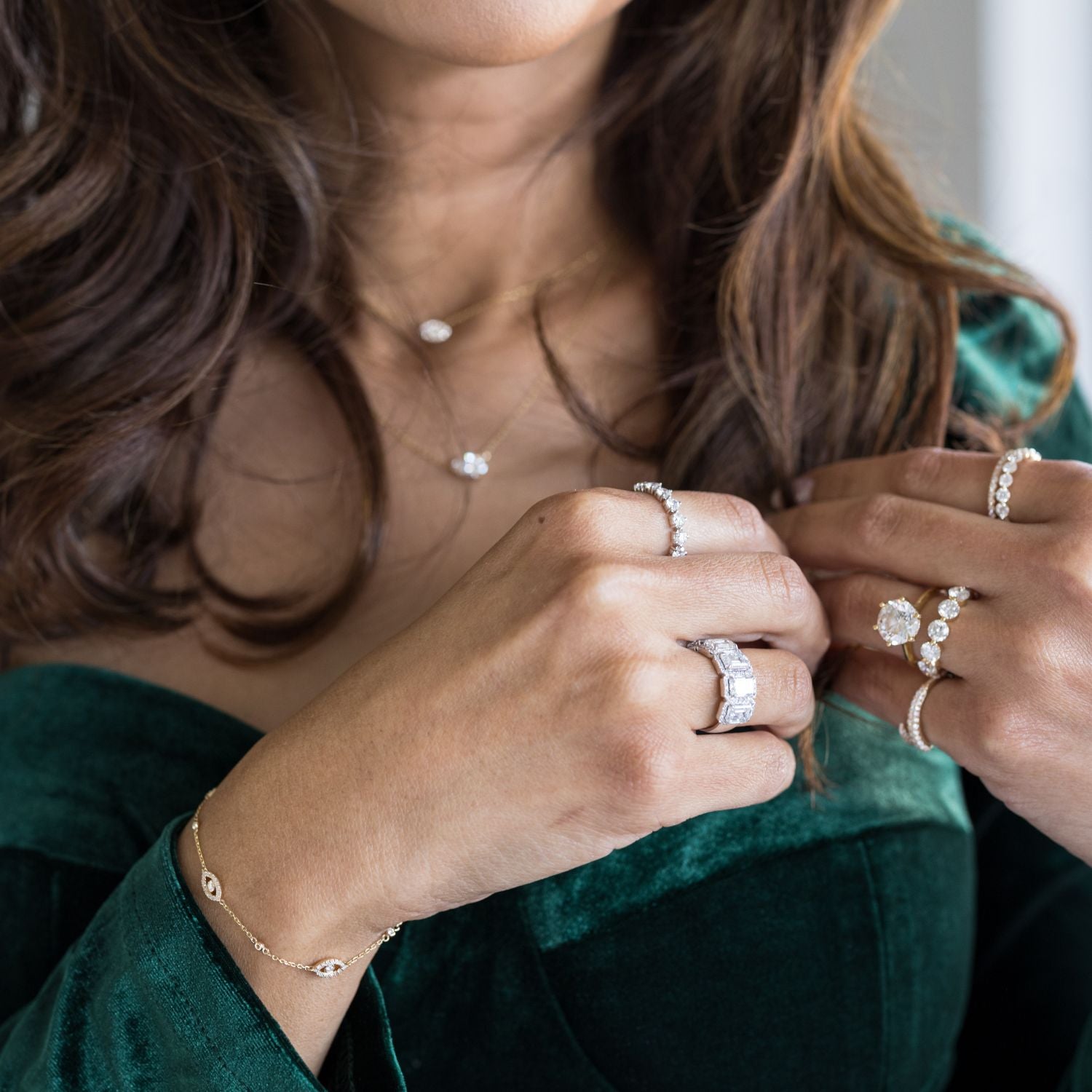 Emerald Luxe Halo Band