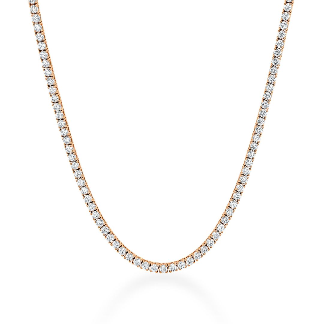 Essential Lab - Grown Diamond Tennis Necklace in 14K Gold