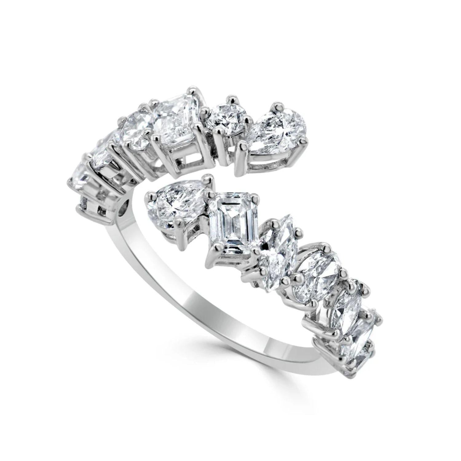 Fancy - Shape Diamond Wrap Ring