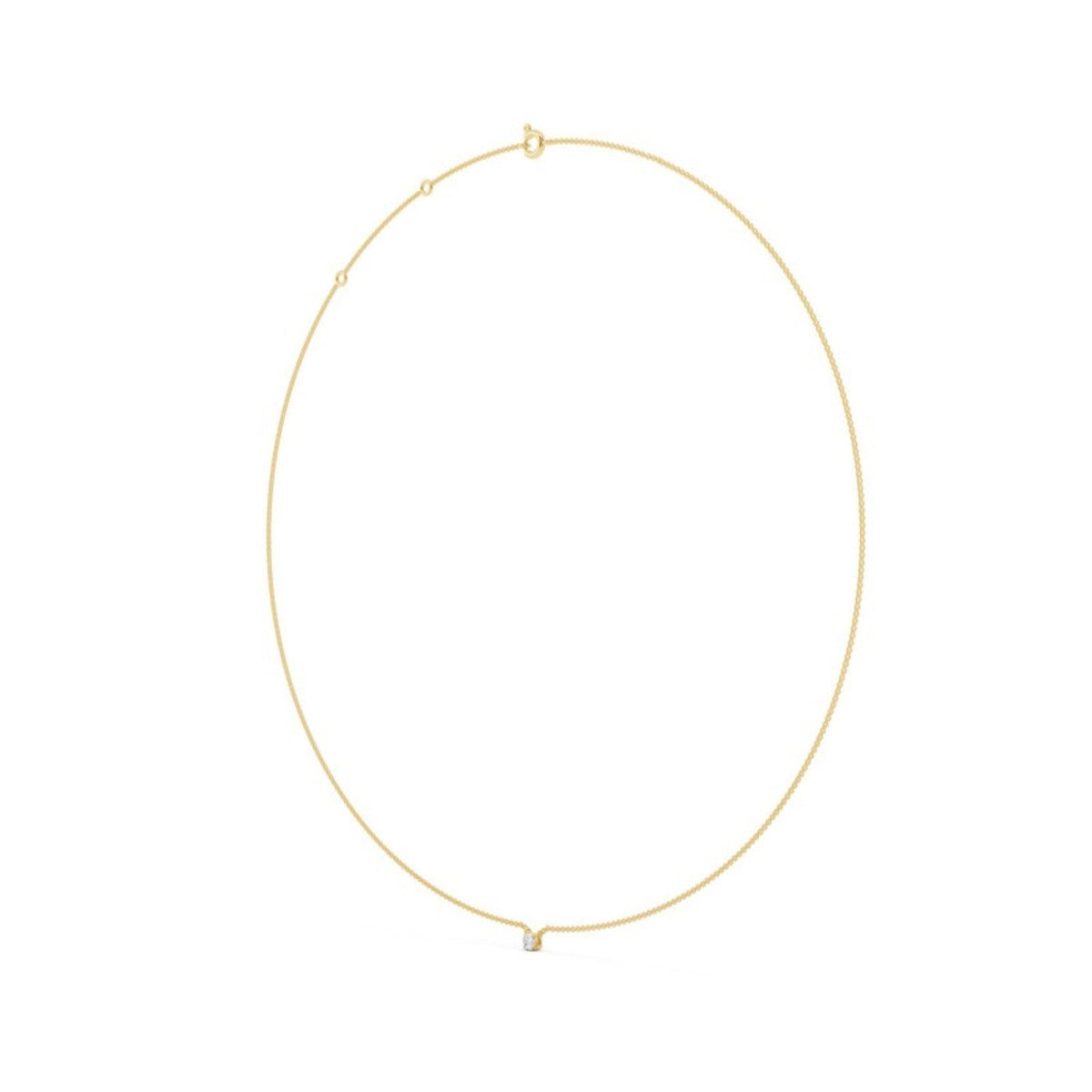 Floating Diamond Necklace