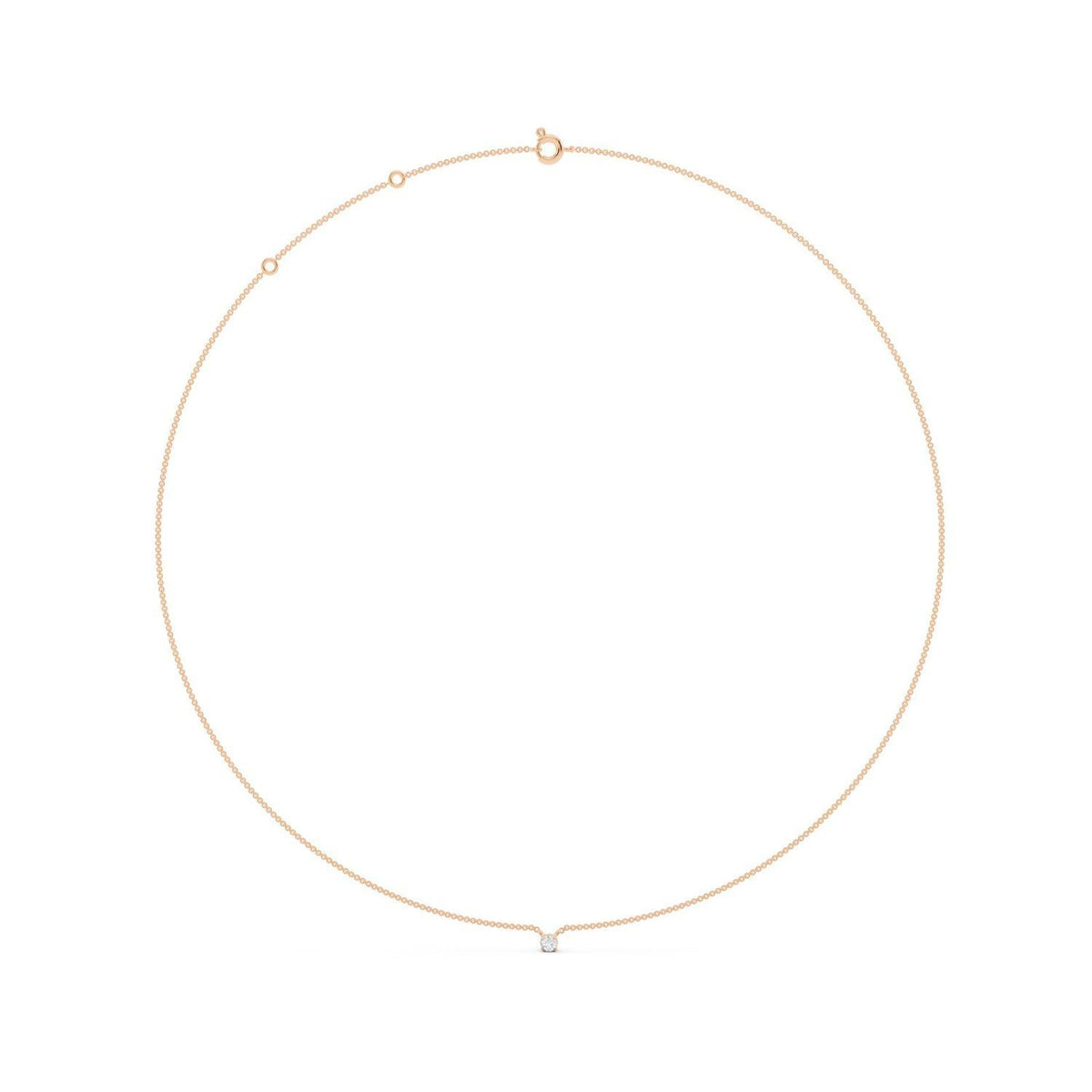 Floating Diamond Necklace
