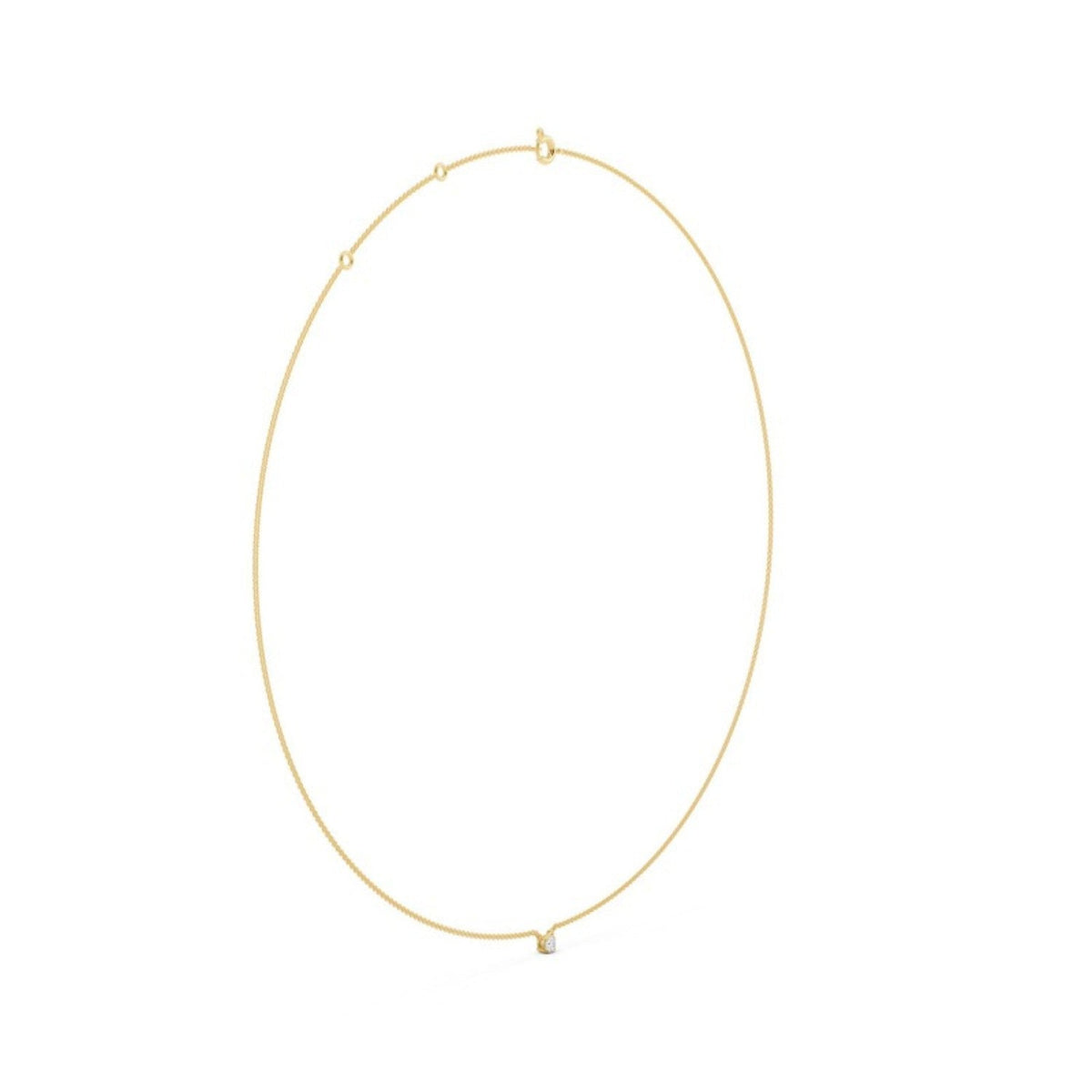 Floating Diamond Necklace