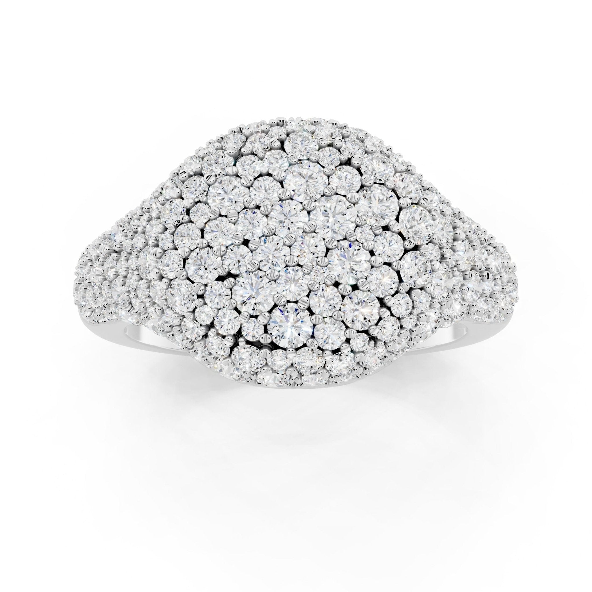 Golden Pave Ring