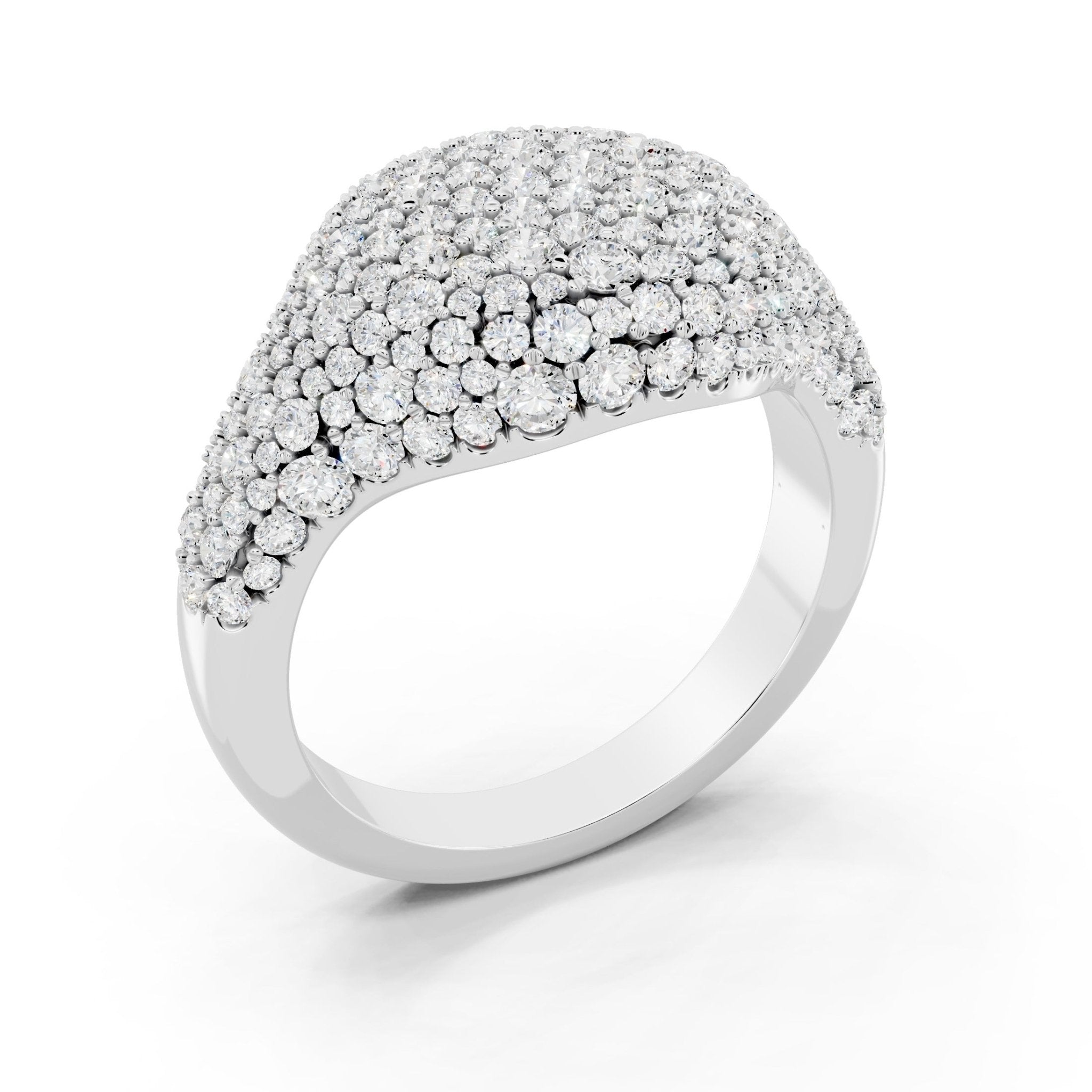Golden Pave Ring