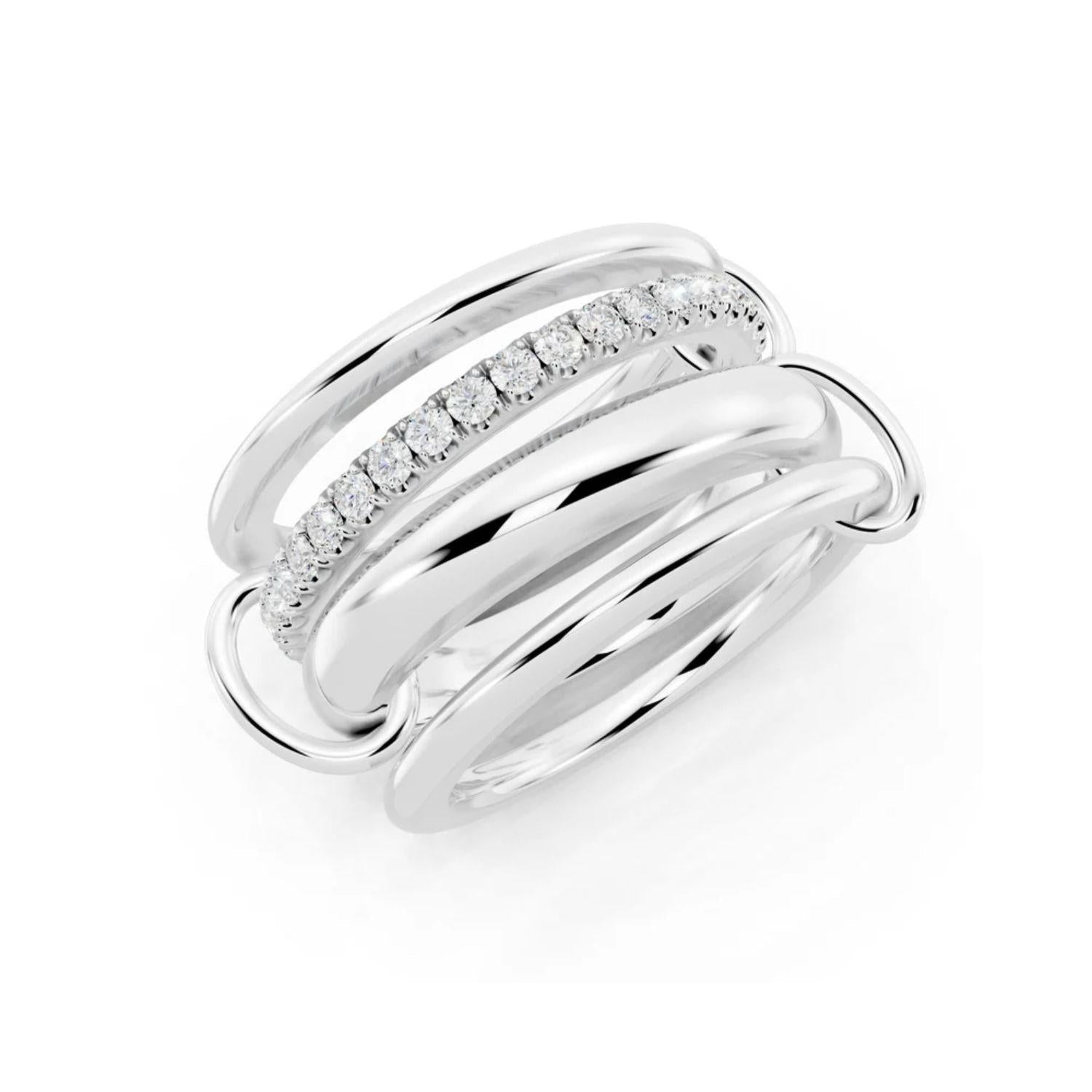 Golden Stacks Ring