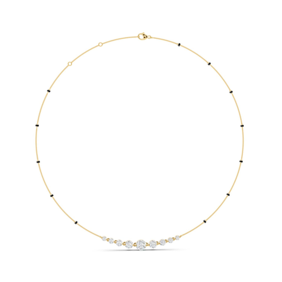 Graduated Diamond Mangalsutra