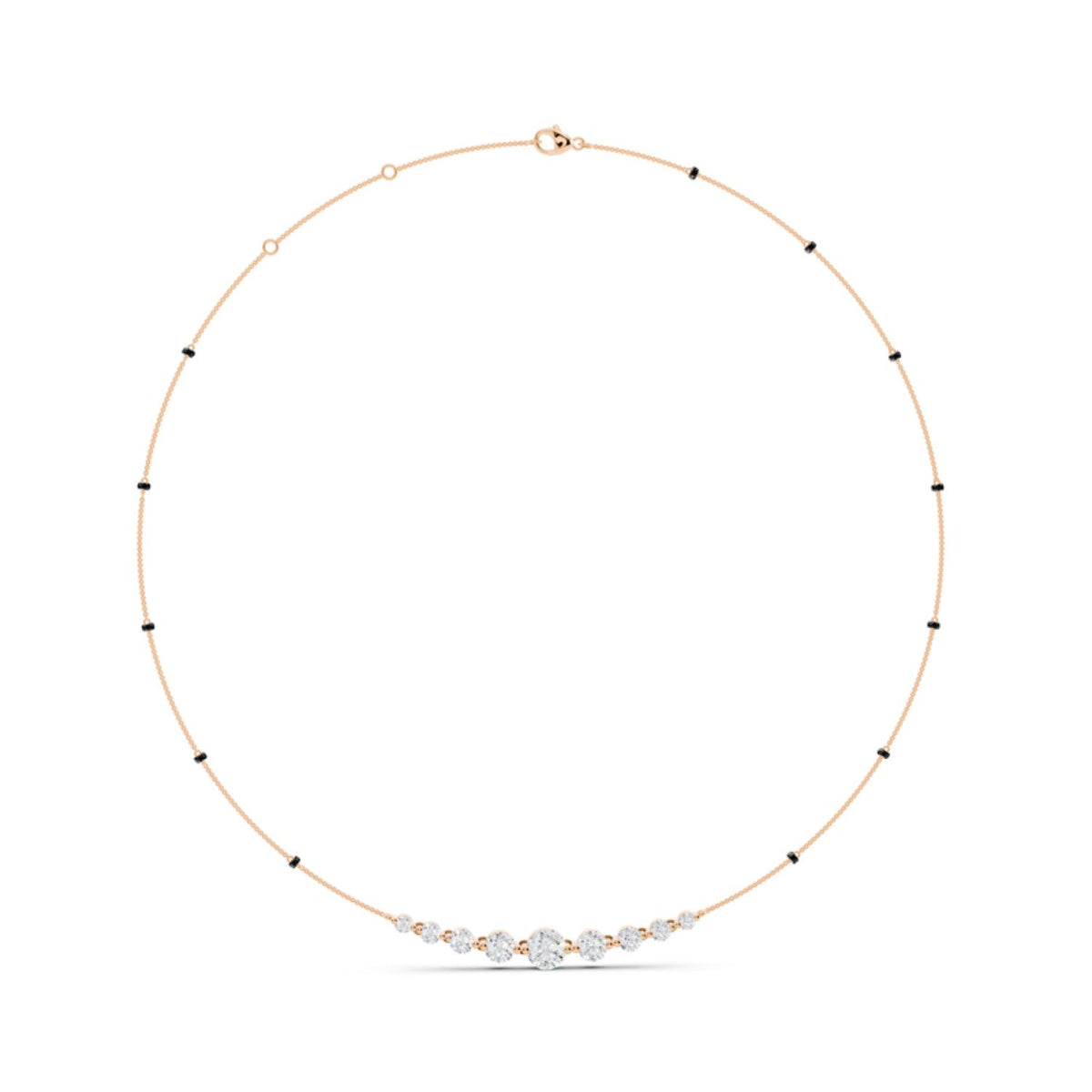 Graduated Diamond Mangalsutra