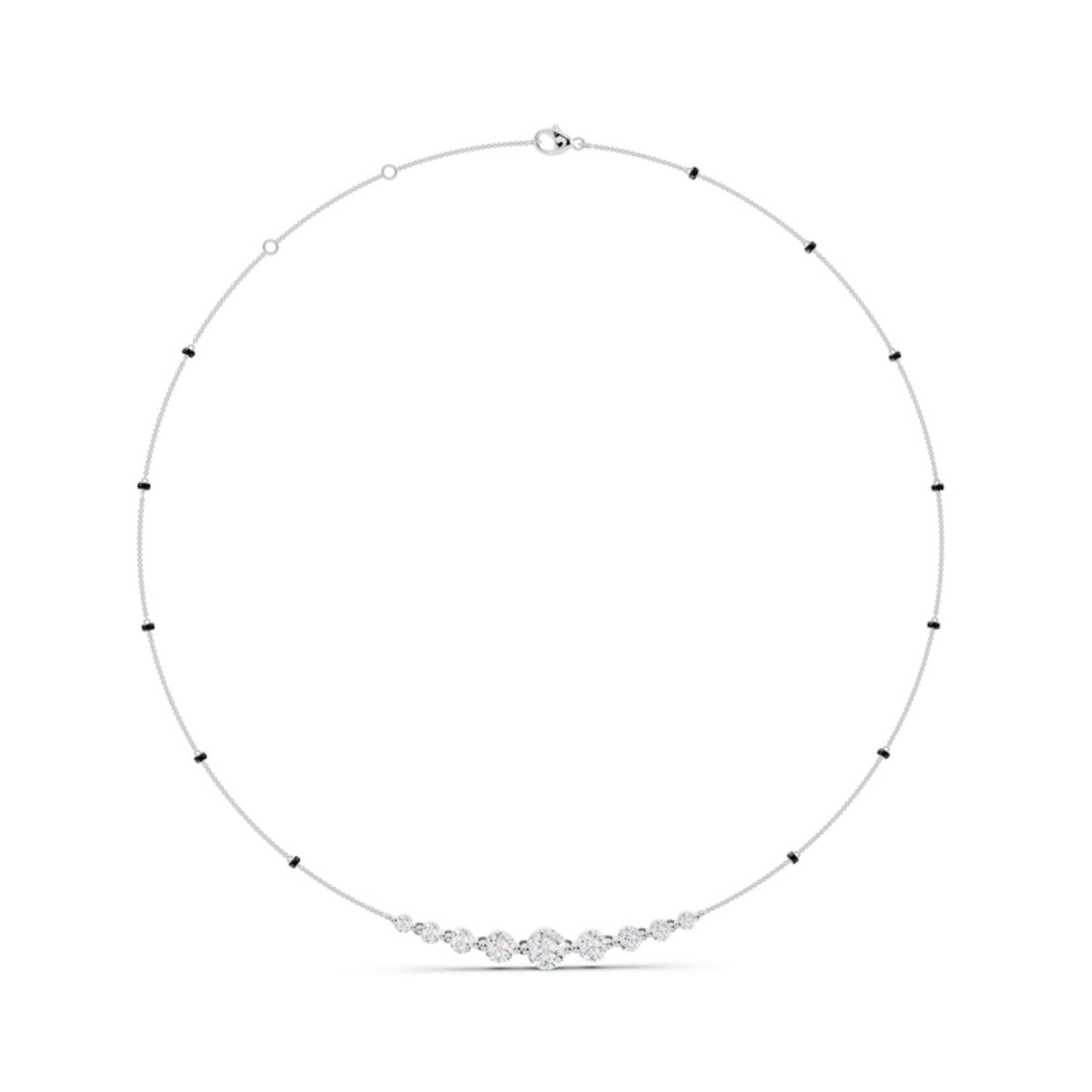 Graduated Diamond Mangalsutra