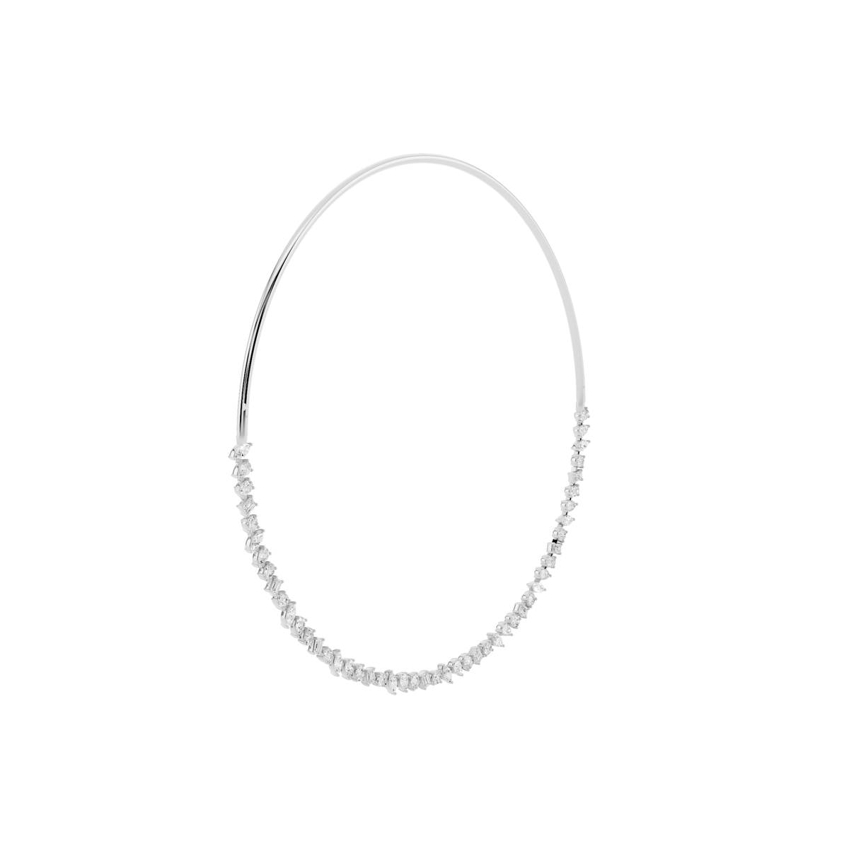 Mixed-Shape Lab-Grown Diamond Collar Necklace
