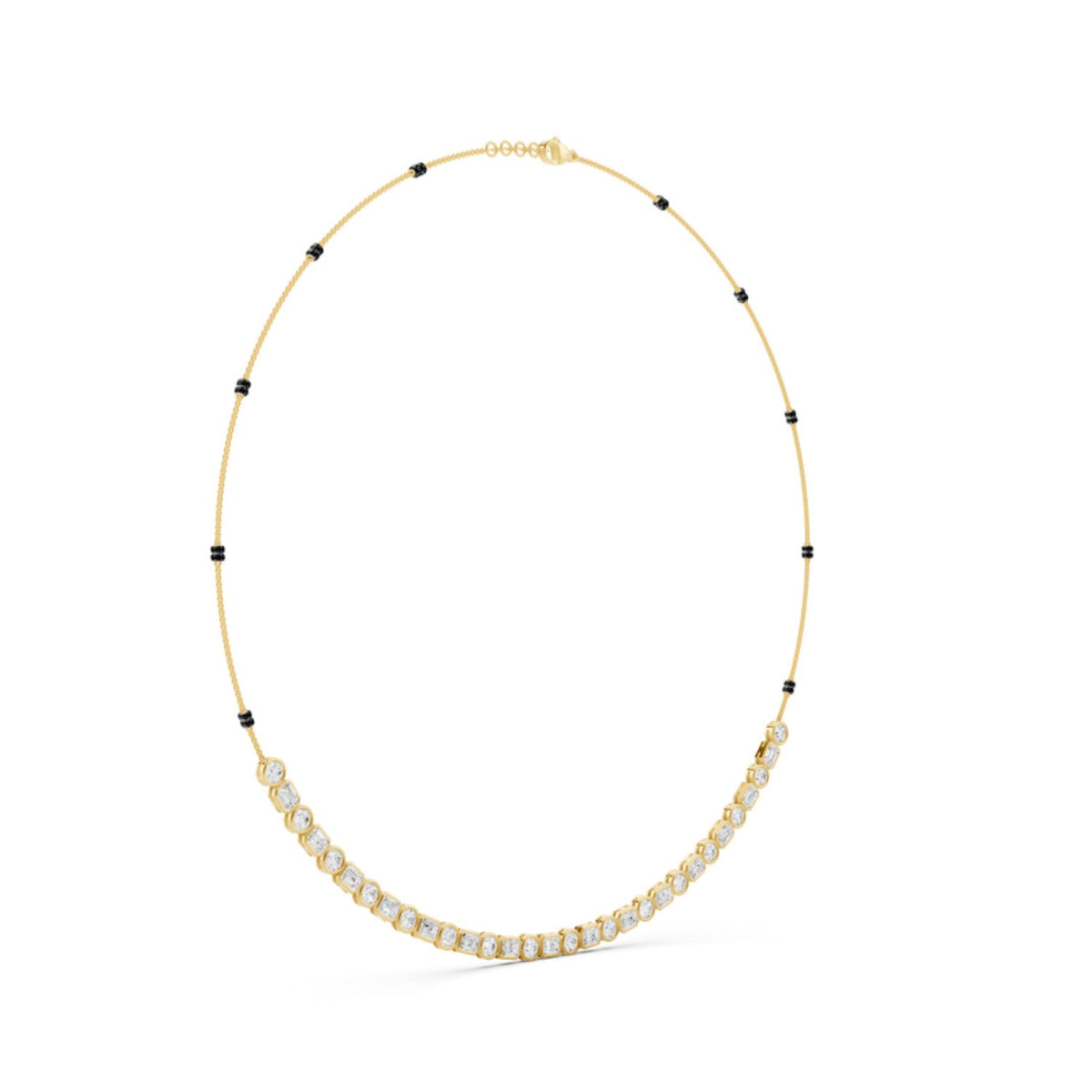 Half Riviera Diamond Mangalsutra
