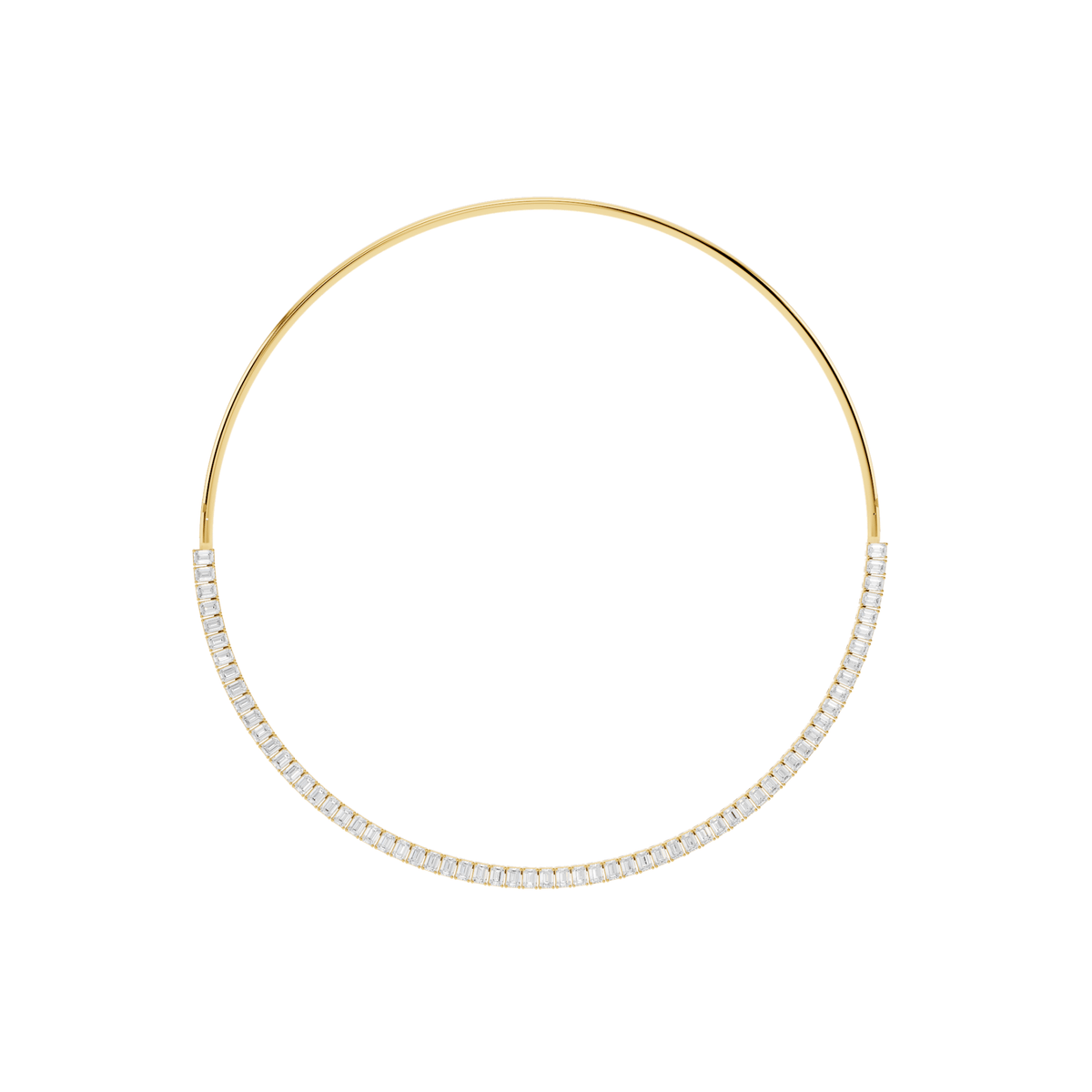 Half Riviera Lab-Grown Diamond Collar Necklace
