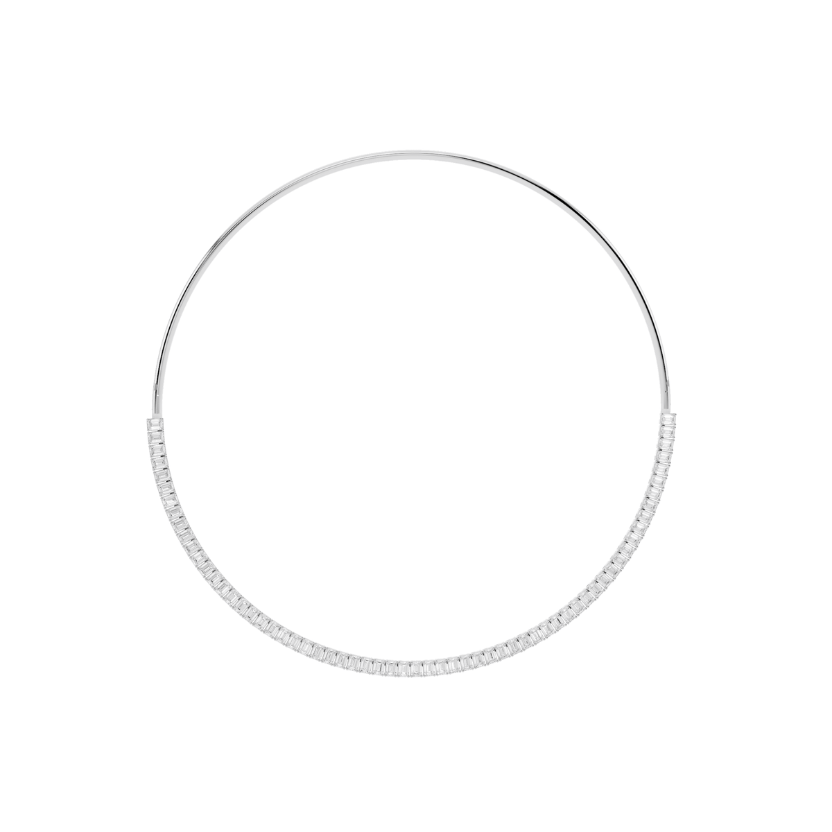 Half Riviera Lab-Grown Diamond Collar Necklace