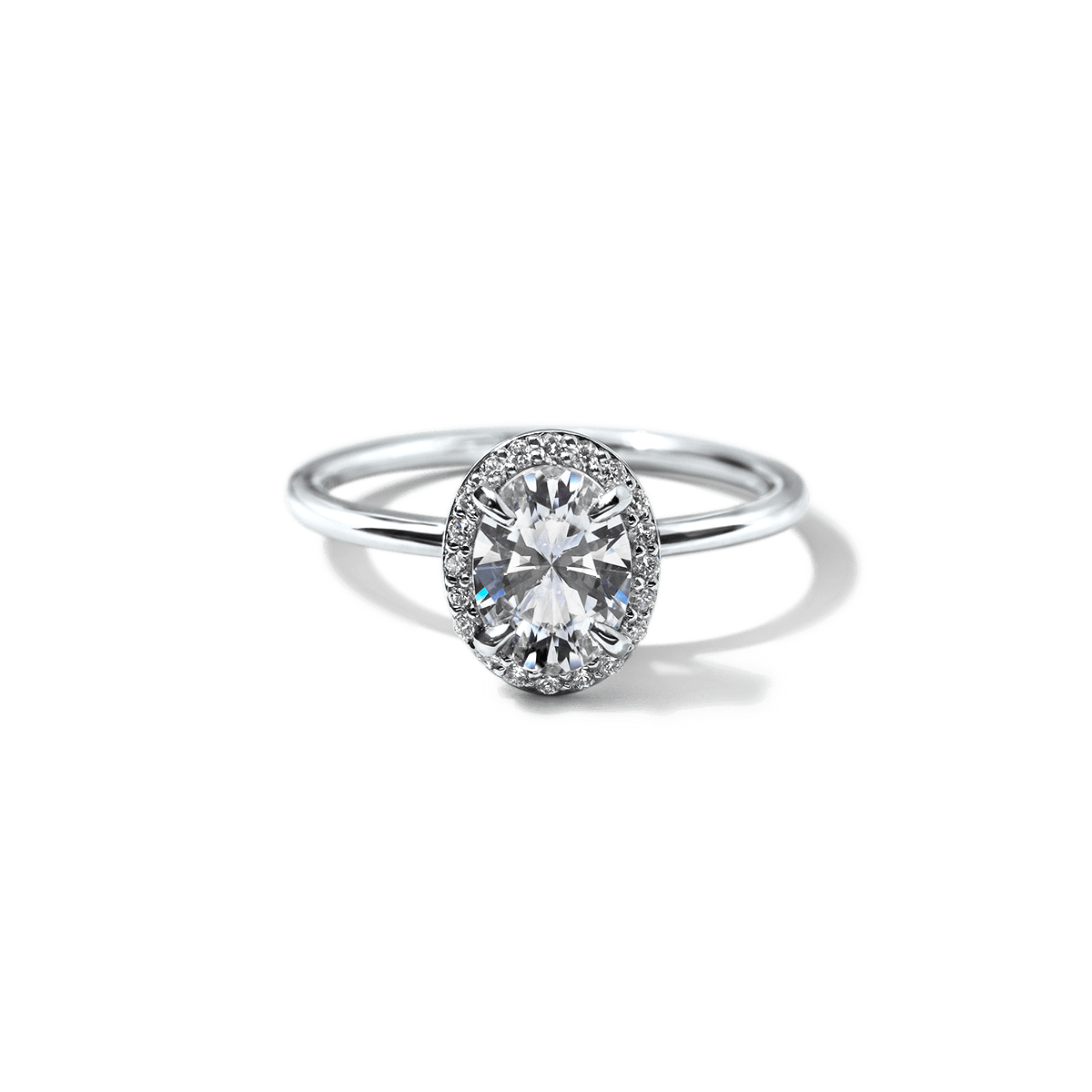 Halo Engagement Ring