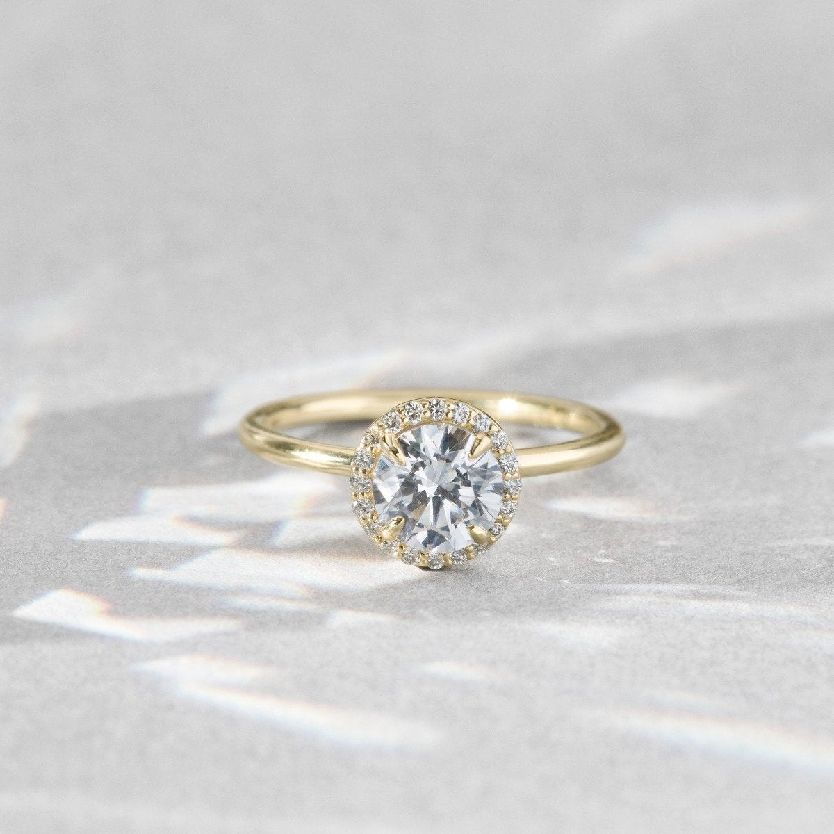 Halo Engagement Ring