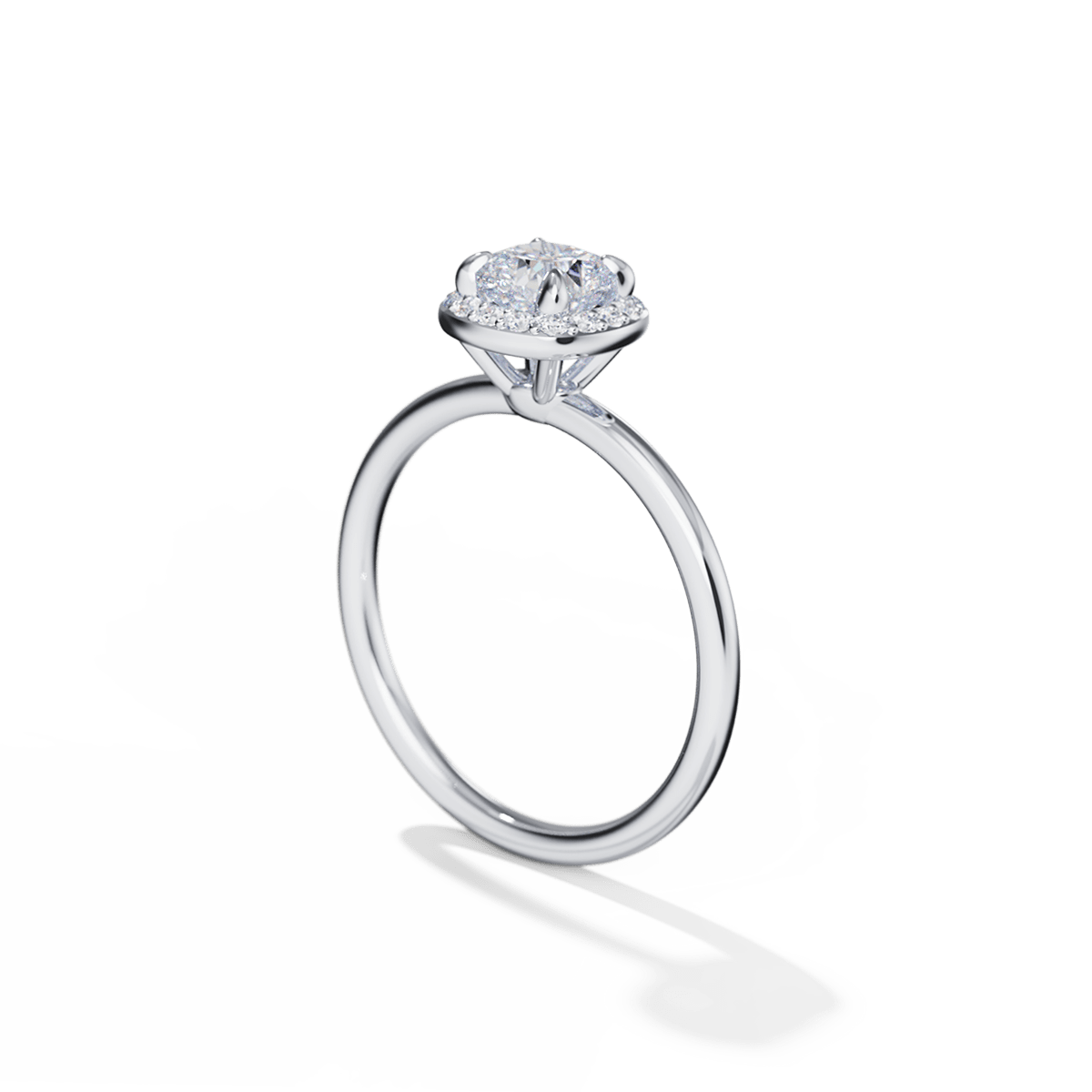 Halo Engagement Ring