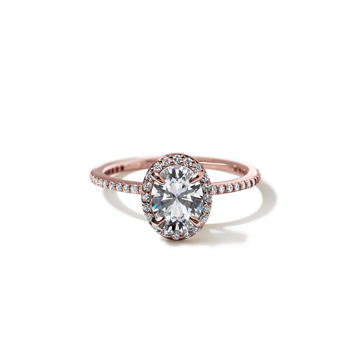 Halo Pave Engagement Ring
