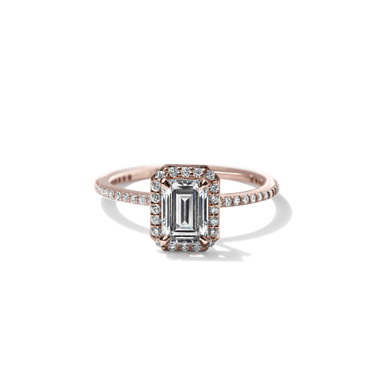 Halo Pave Engagement Ring