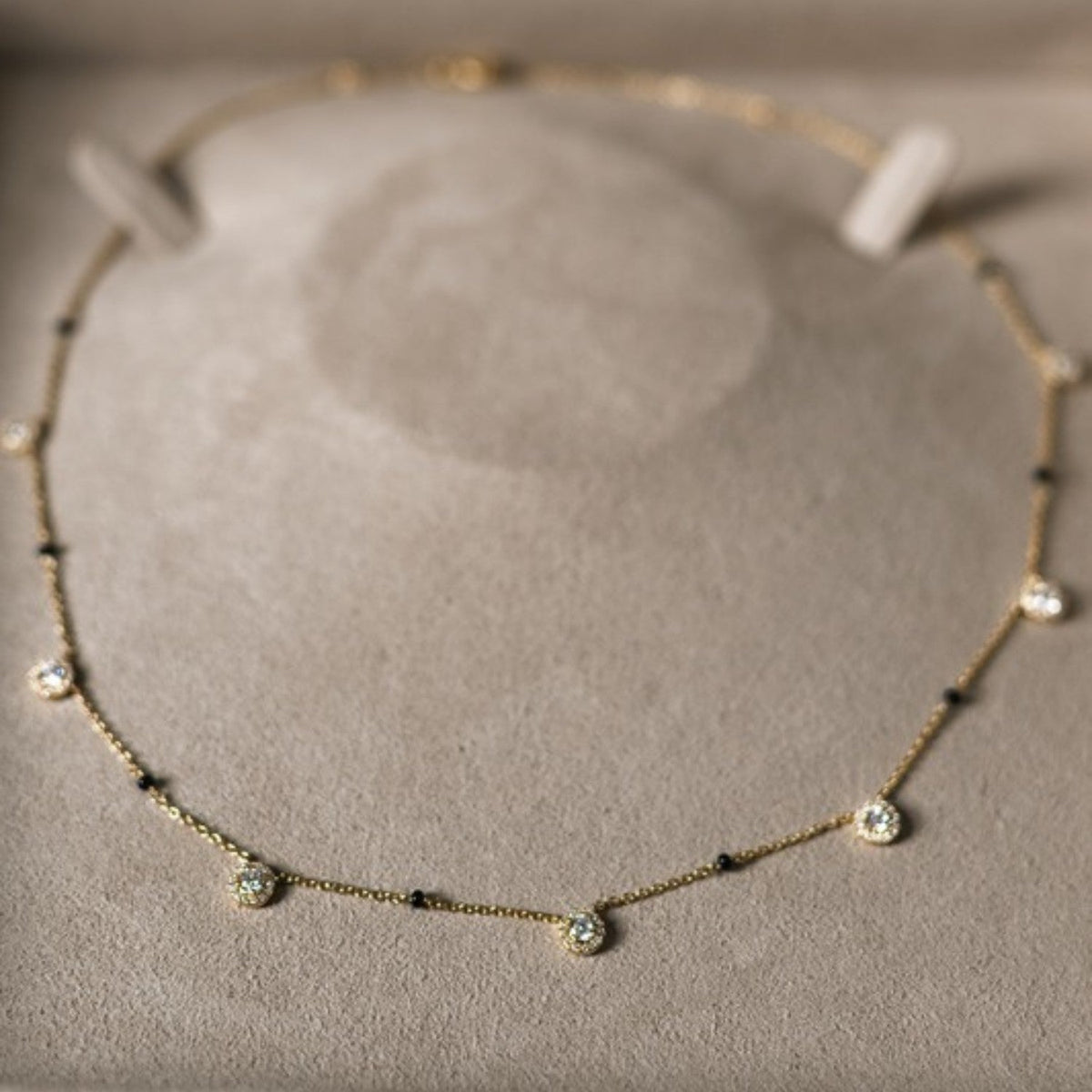 Halo Station Diamond Mangalsutra