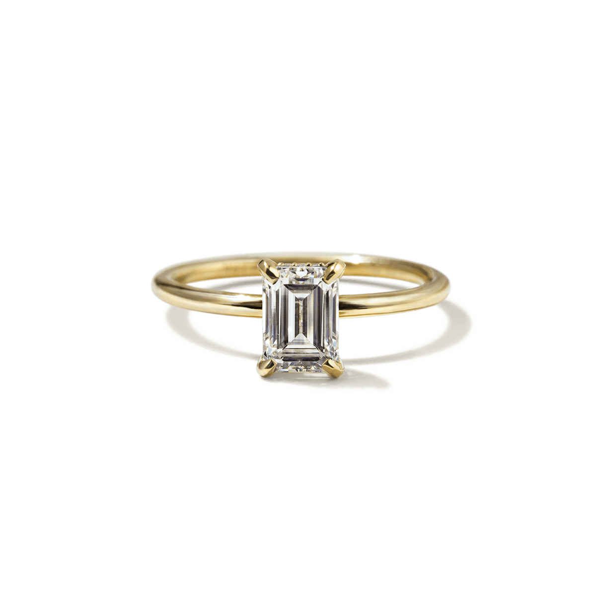 Hidden Halo Engagement Ring