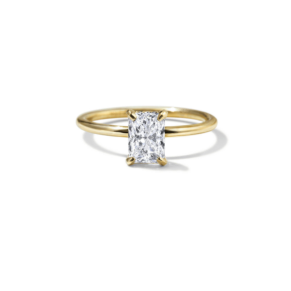 Hidden Halo Engagement Ring