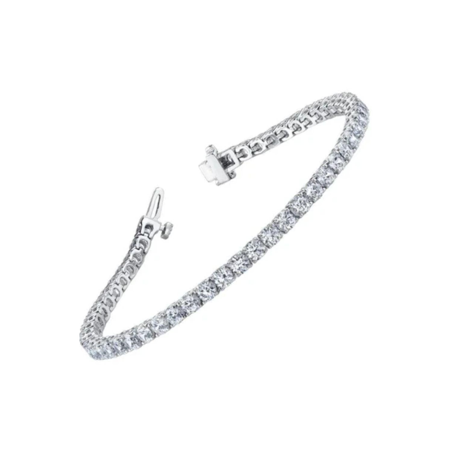 Lab Grown 10CTW Diamond Tennis Bracelet
