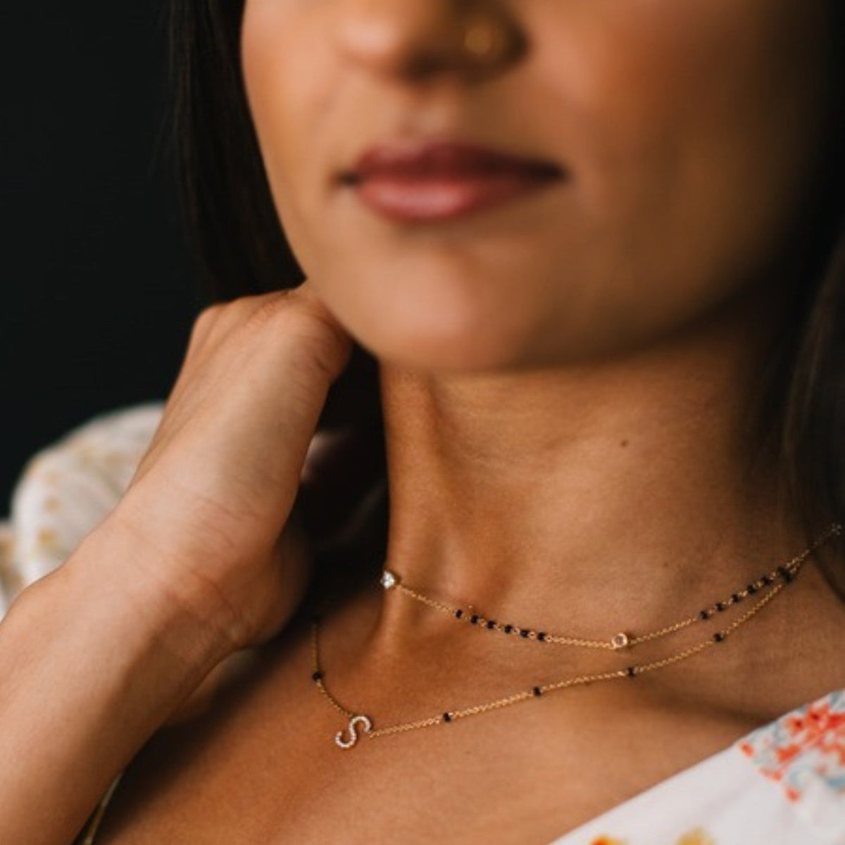 Long Station Diamond Mangalsutra