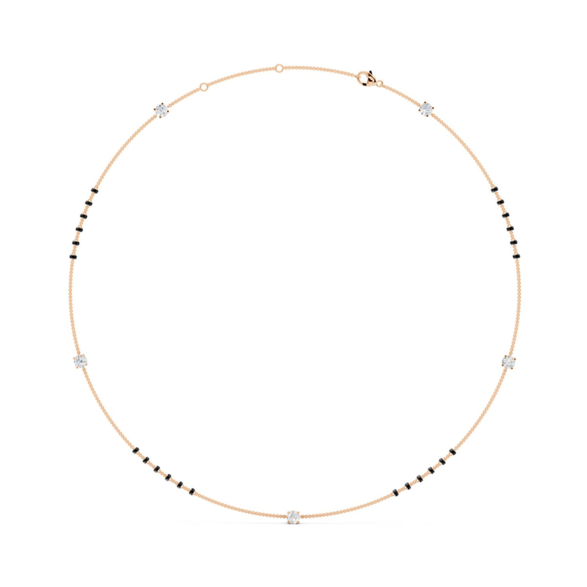 Long Station Diamond Mangalsutra