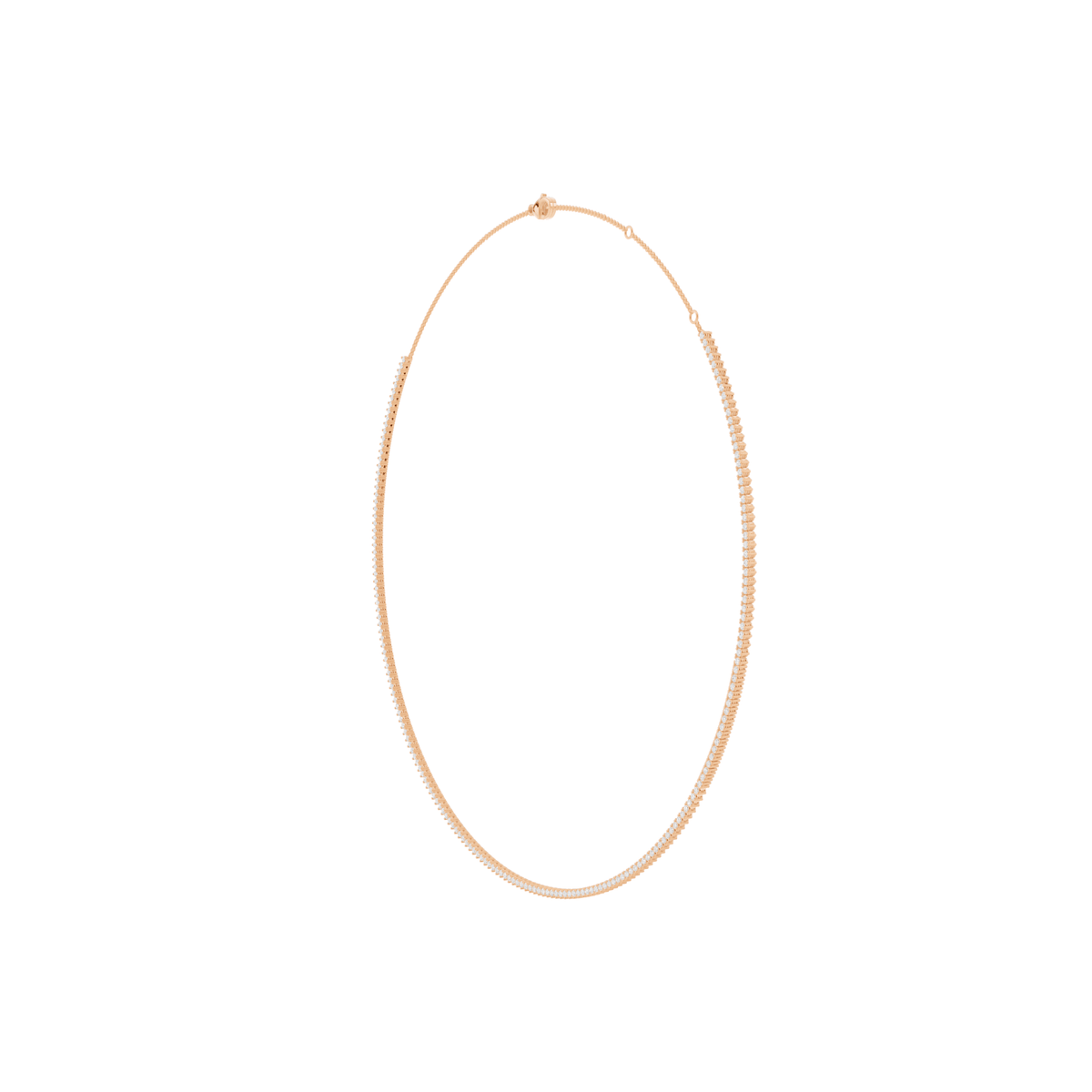 Minimalist Lab-Grown Diamond Tennis Necklace