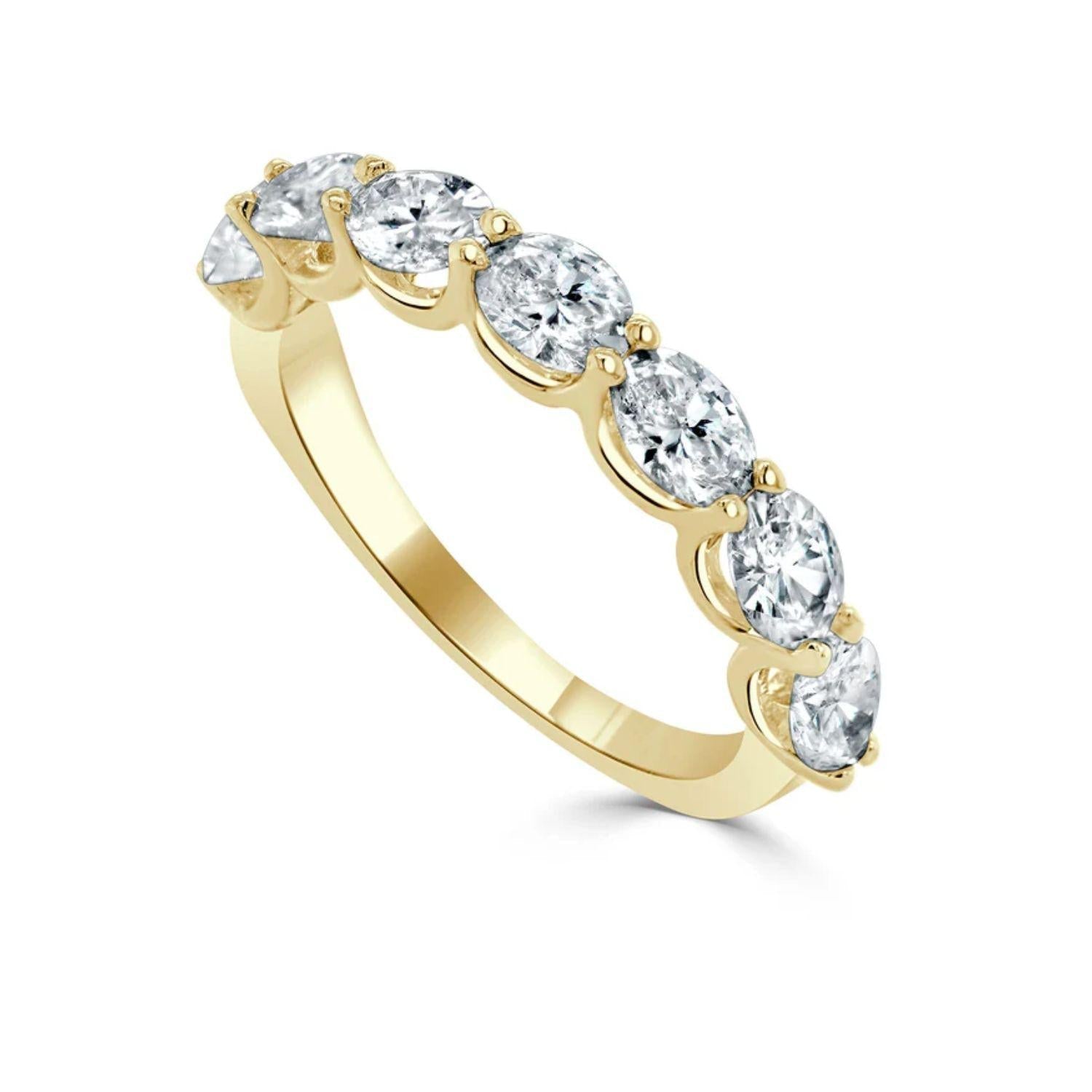Oval Diamond Band
