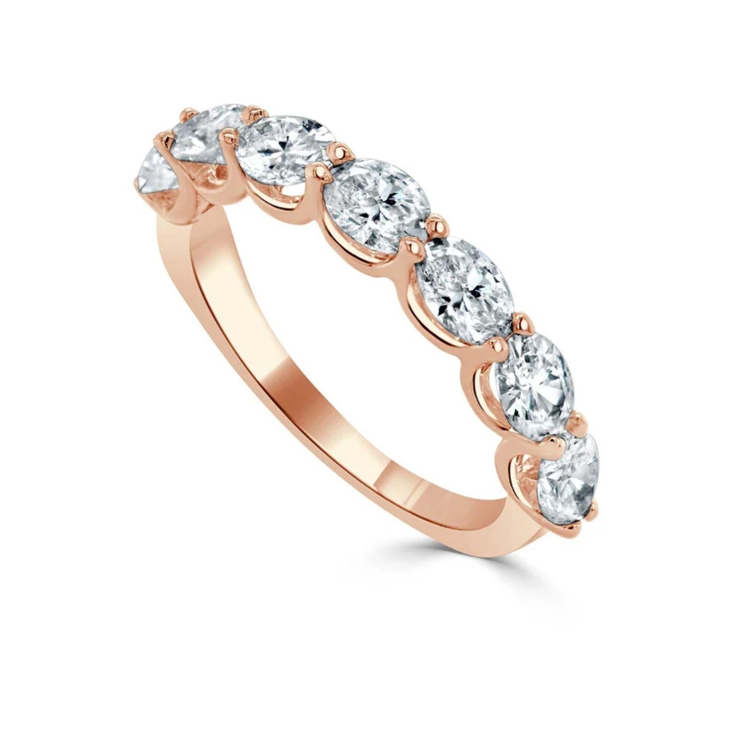 Oval Diamond Band