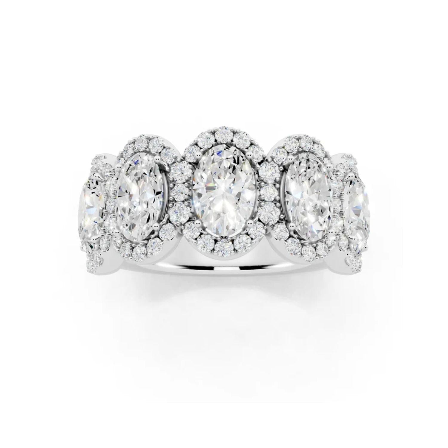 Oval Glam Ring