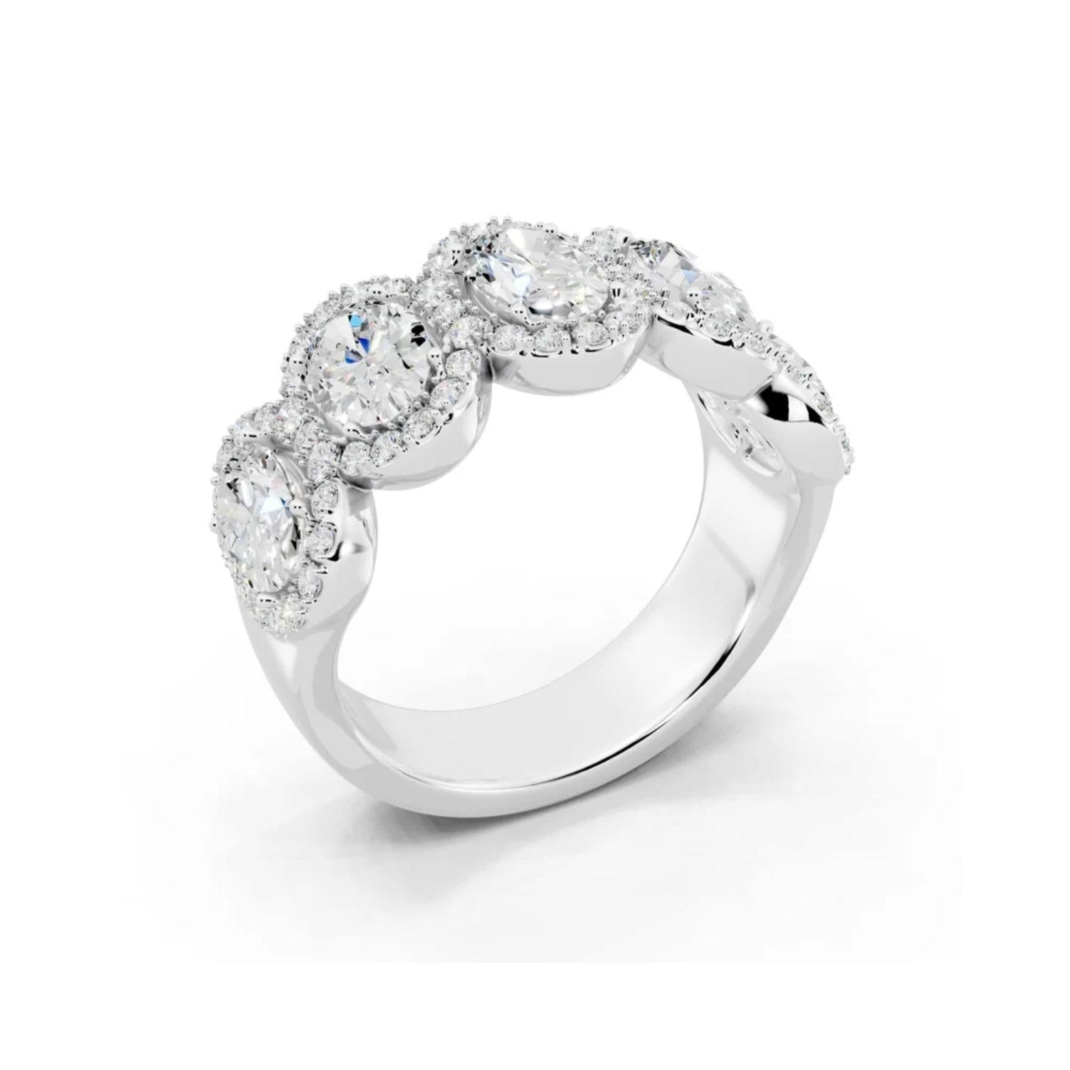 Oval Glam Ring