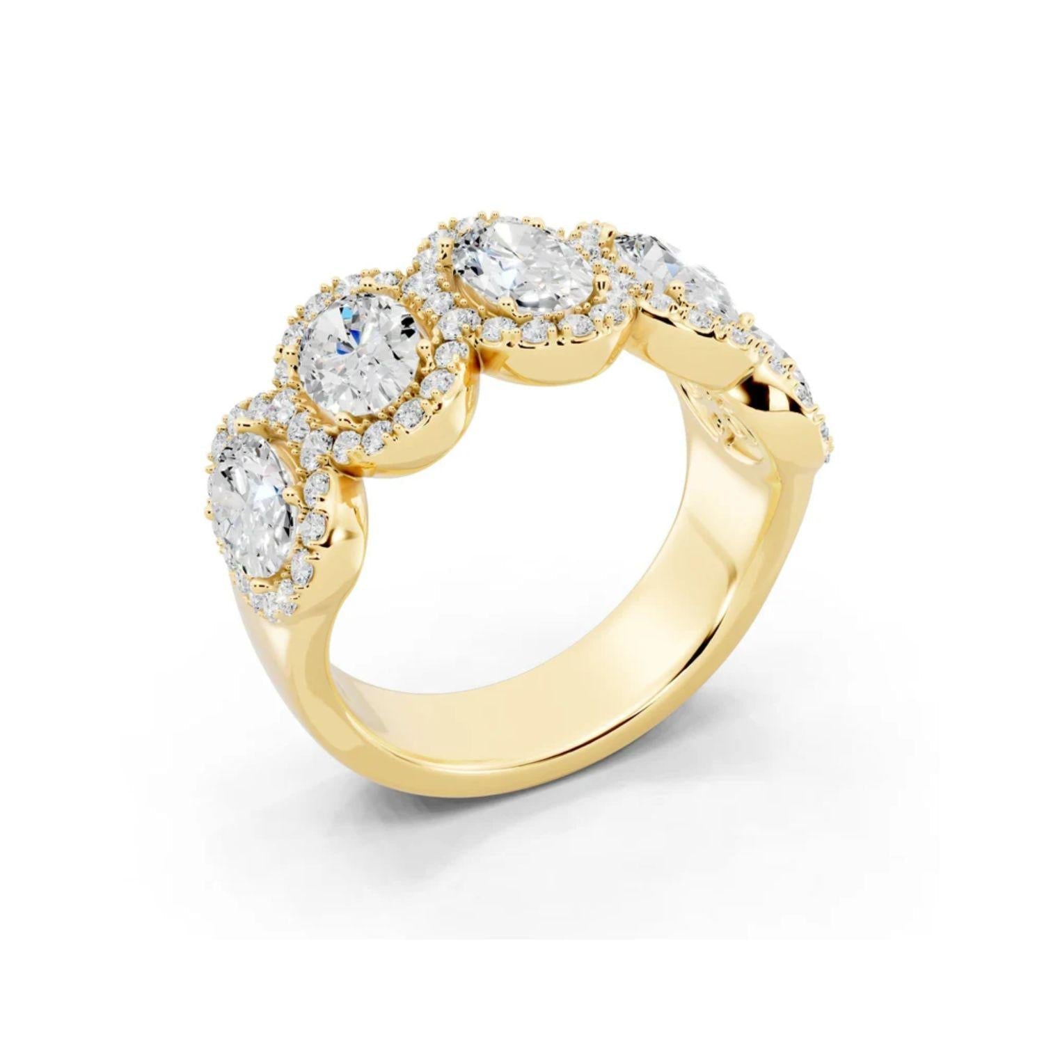 Oval Glam Ring