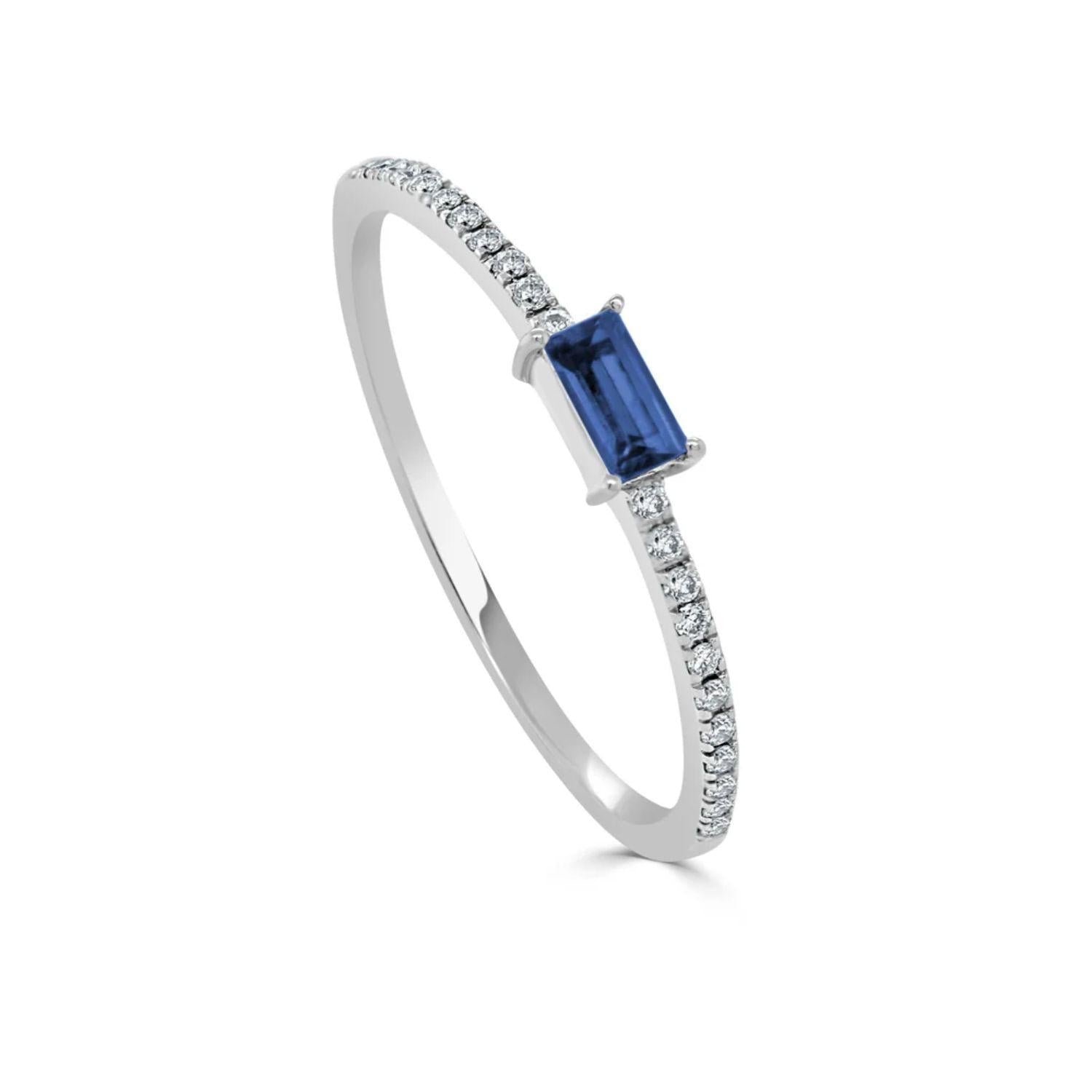 Sapphire Diamond Ring