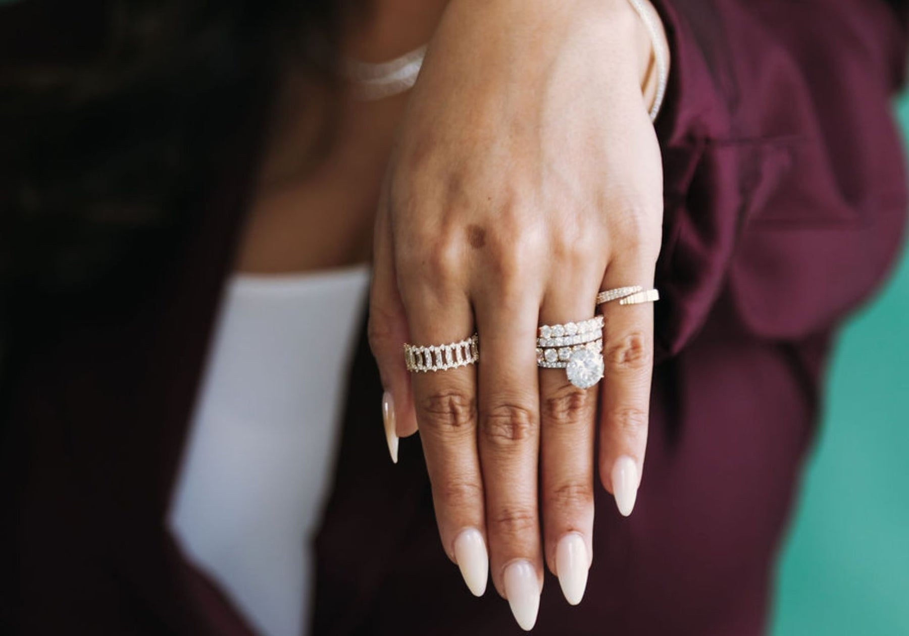 Engagement rings in lab-grown and natural diamonds from Seema Fine Jewelry