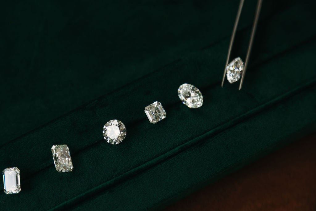 Loose lab-grown and natural diamonds at Seema Fine Jewelry