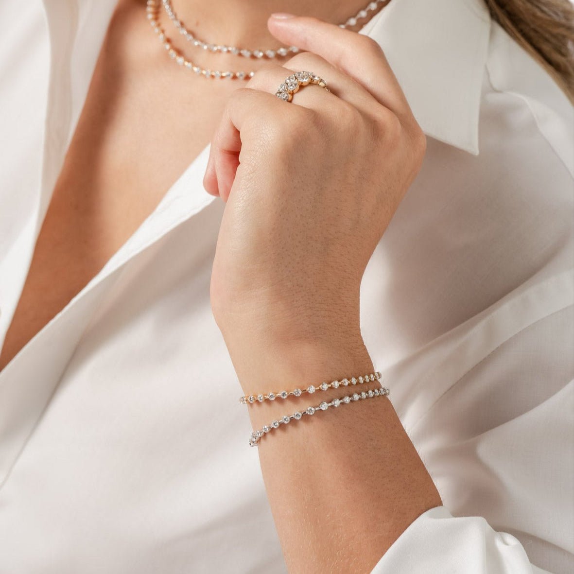 Seema Teeny Tennis Bracelet