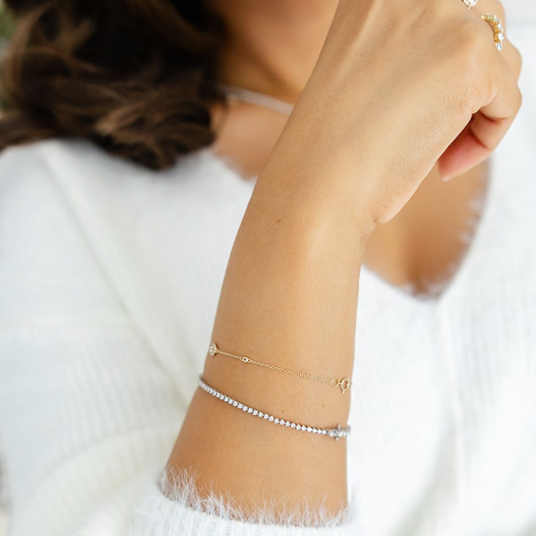 “She Shines Bright” Tennis Bracelet