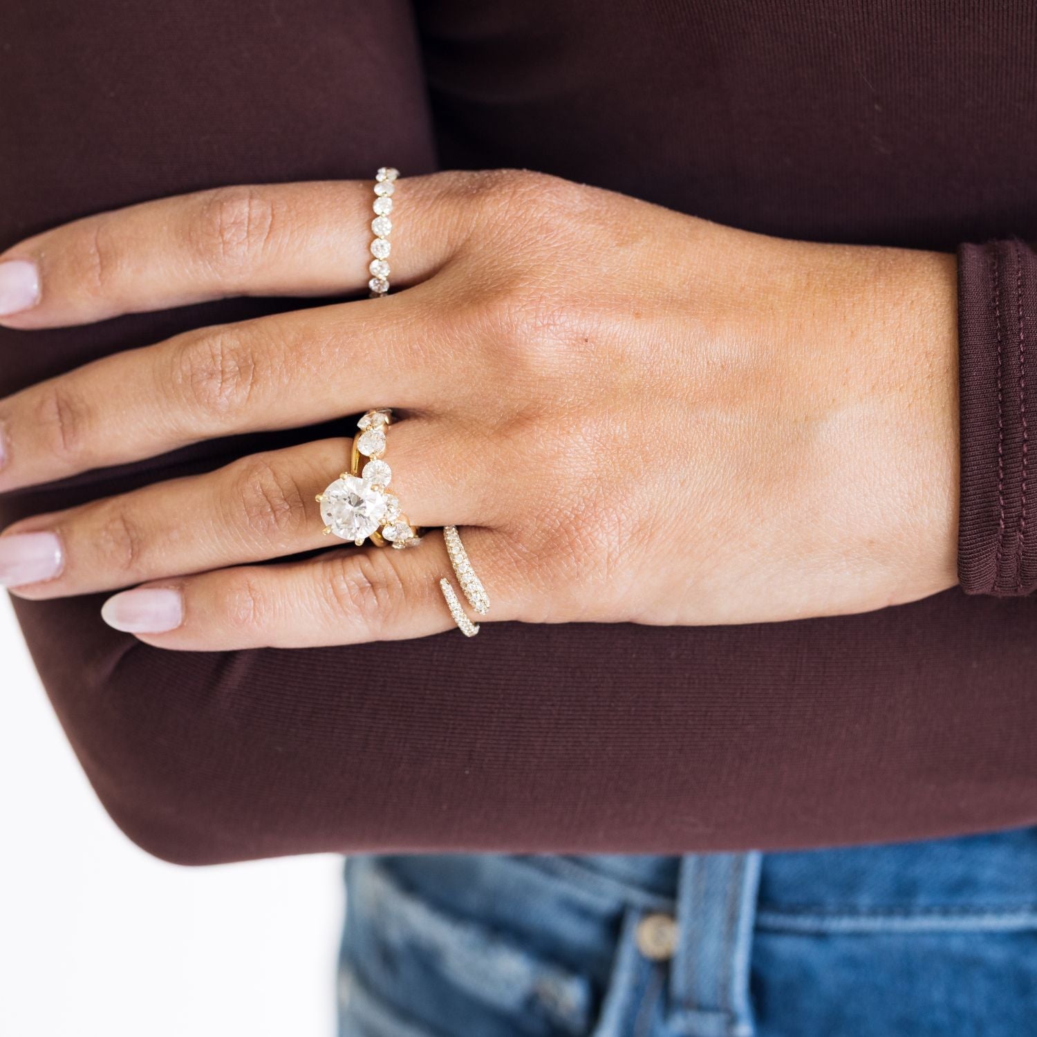 Signature Pavé Pinky Ring