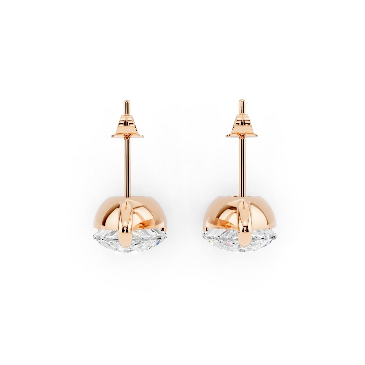 Signature Pear Stud Earrings