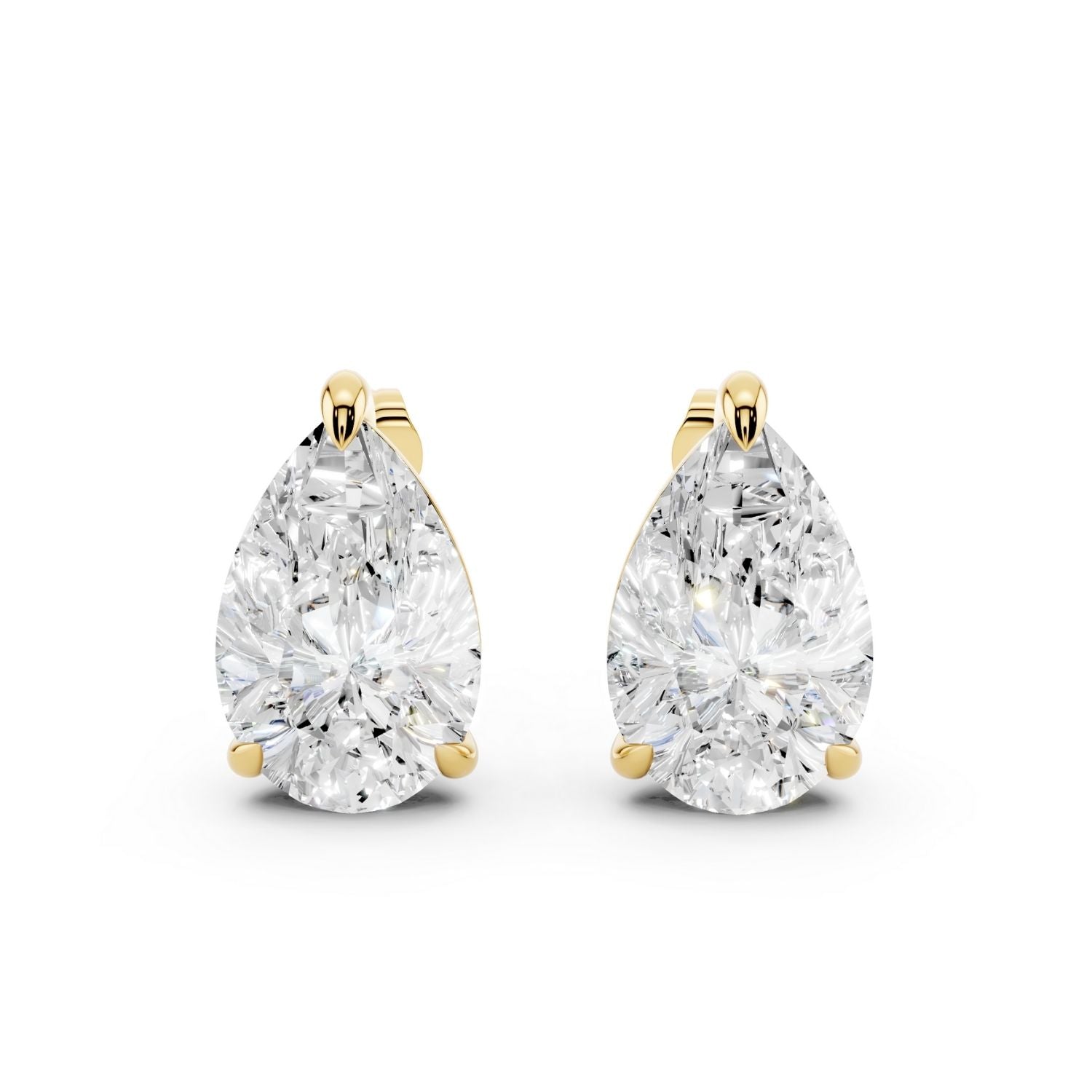 Signature Pear Stud Earrings