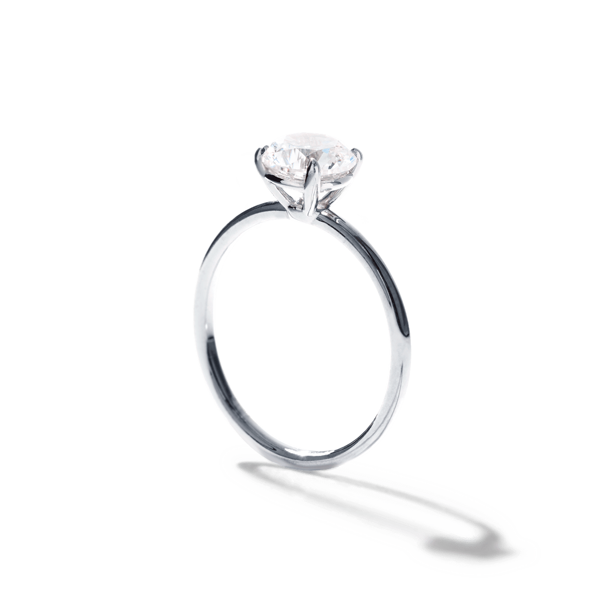 Solitaire Diamond Engagement Ring