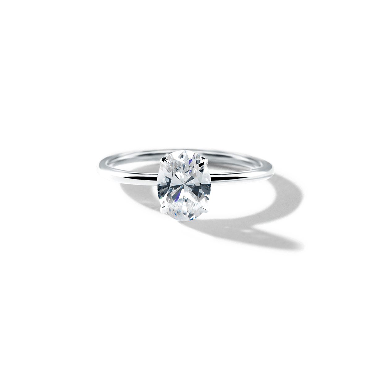 Solitaire Diamond Engagement Ring