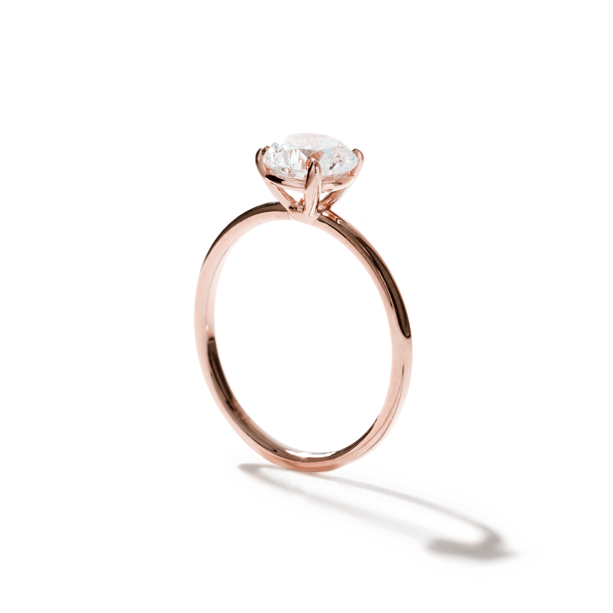 Solitaire Diamond Engagement Ring