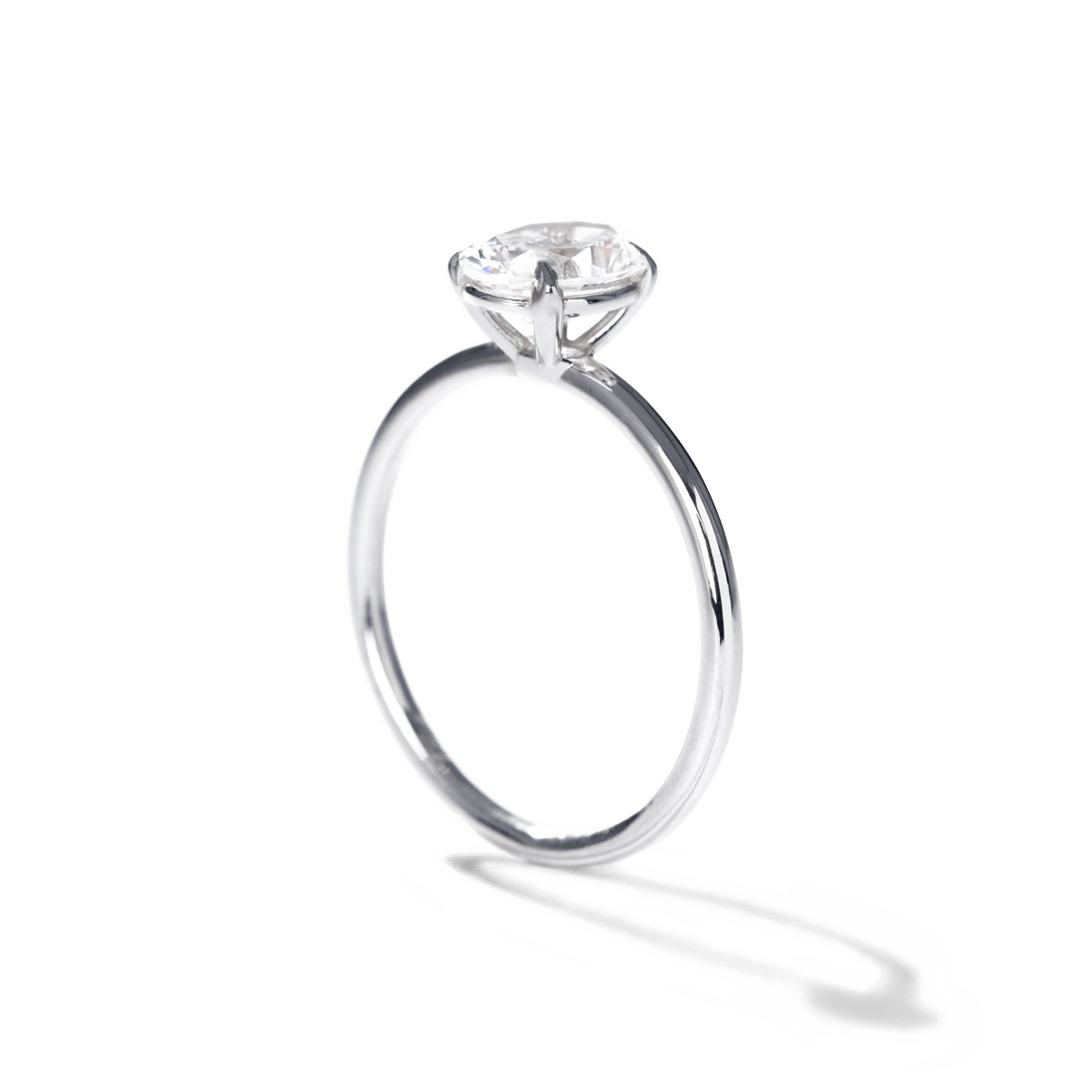 Solitaire Diamond Engagement Ring