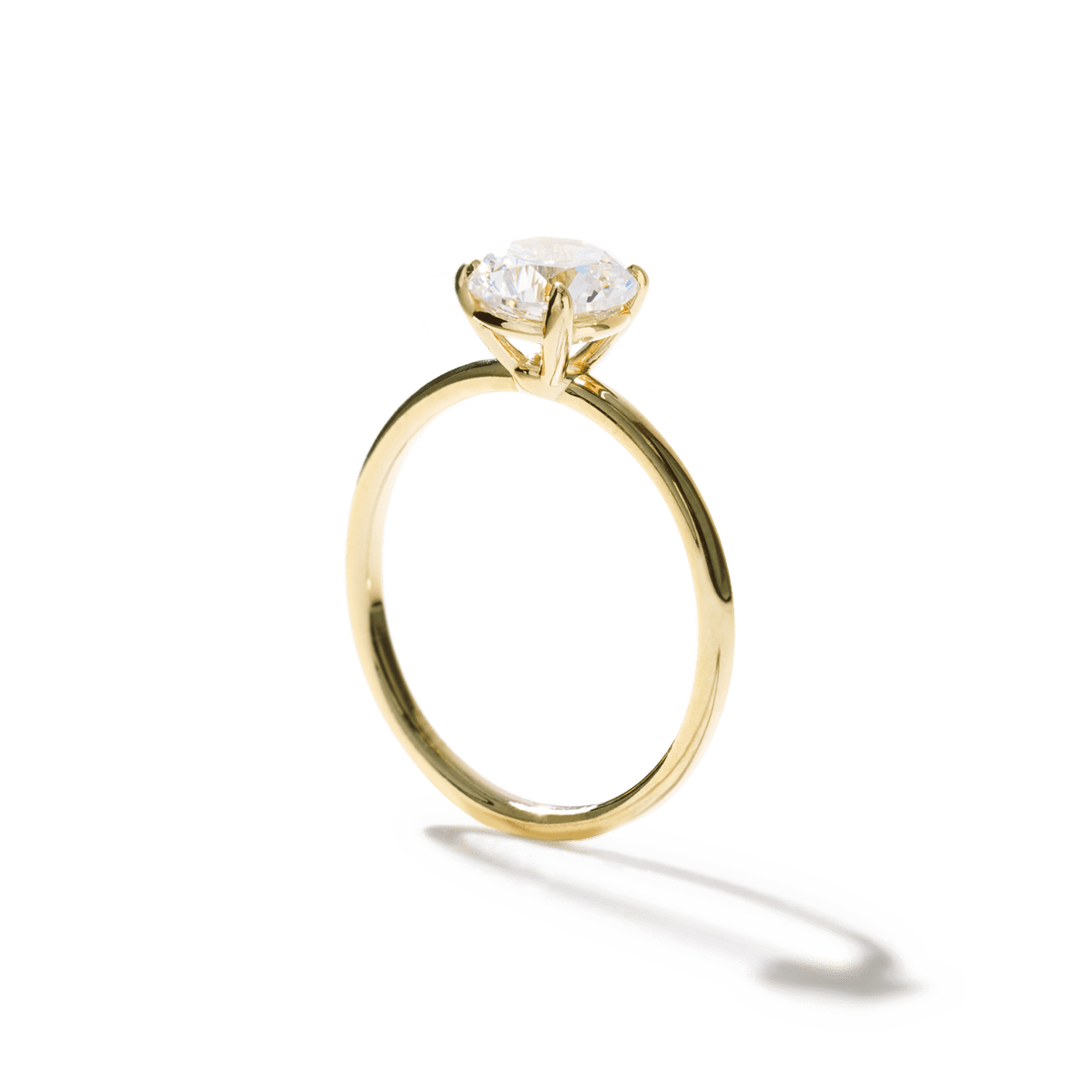 Solitaire Diamond Engagement Ring