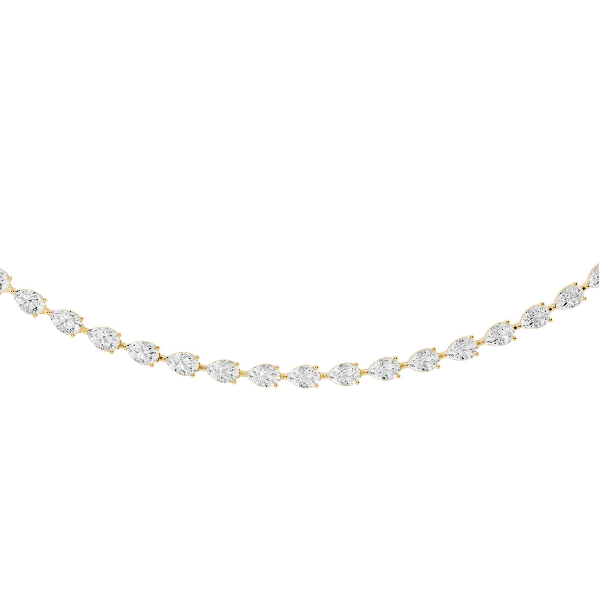 Spaced Lab-Grown Diamond Collar Necklace