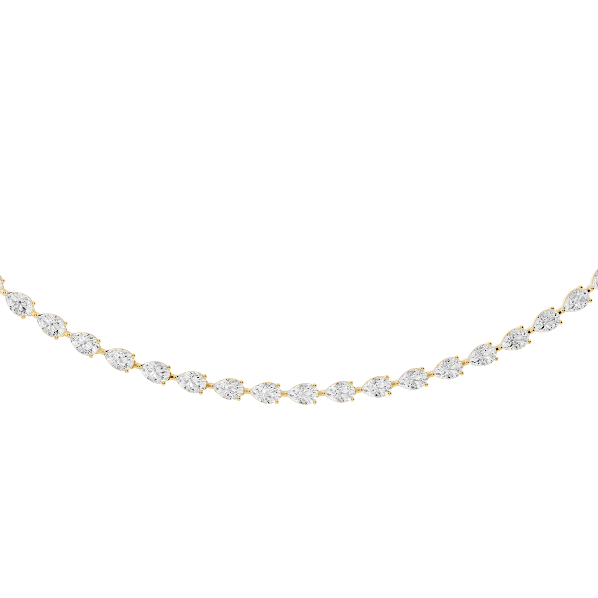 Spaced Lab-Grown Diamond Collar Necklace
